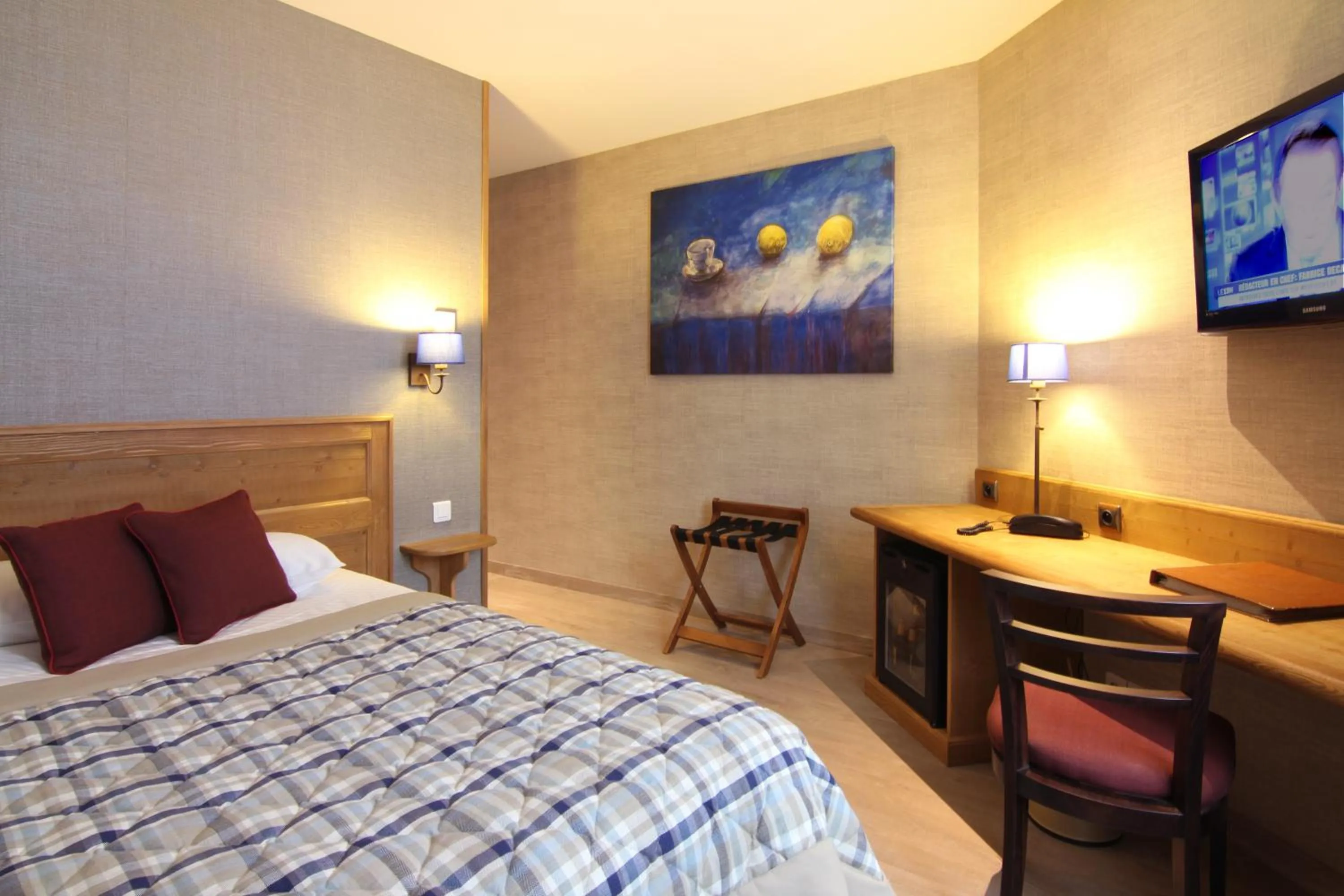 Bedroom, Bed in Hotel Beaucour