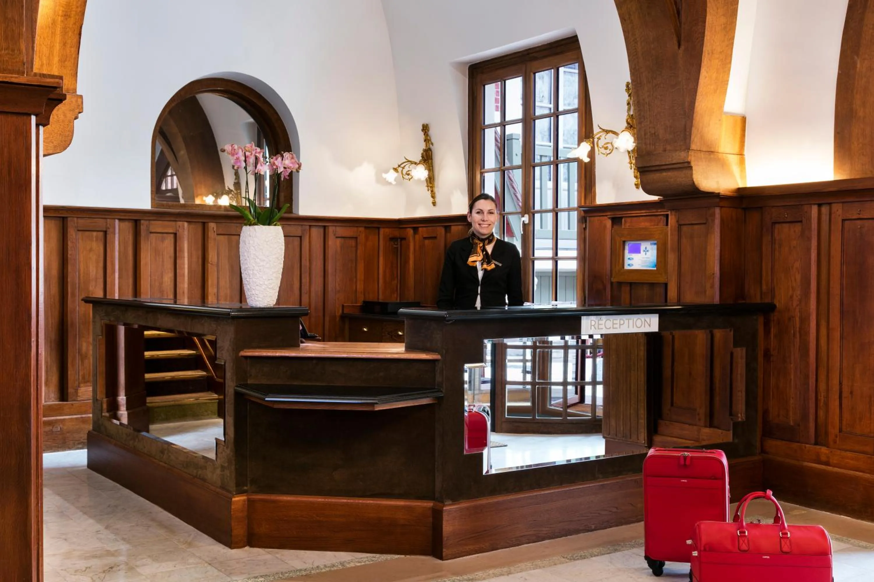 Lobby or reception in Hôtel Barrière Le Normandy