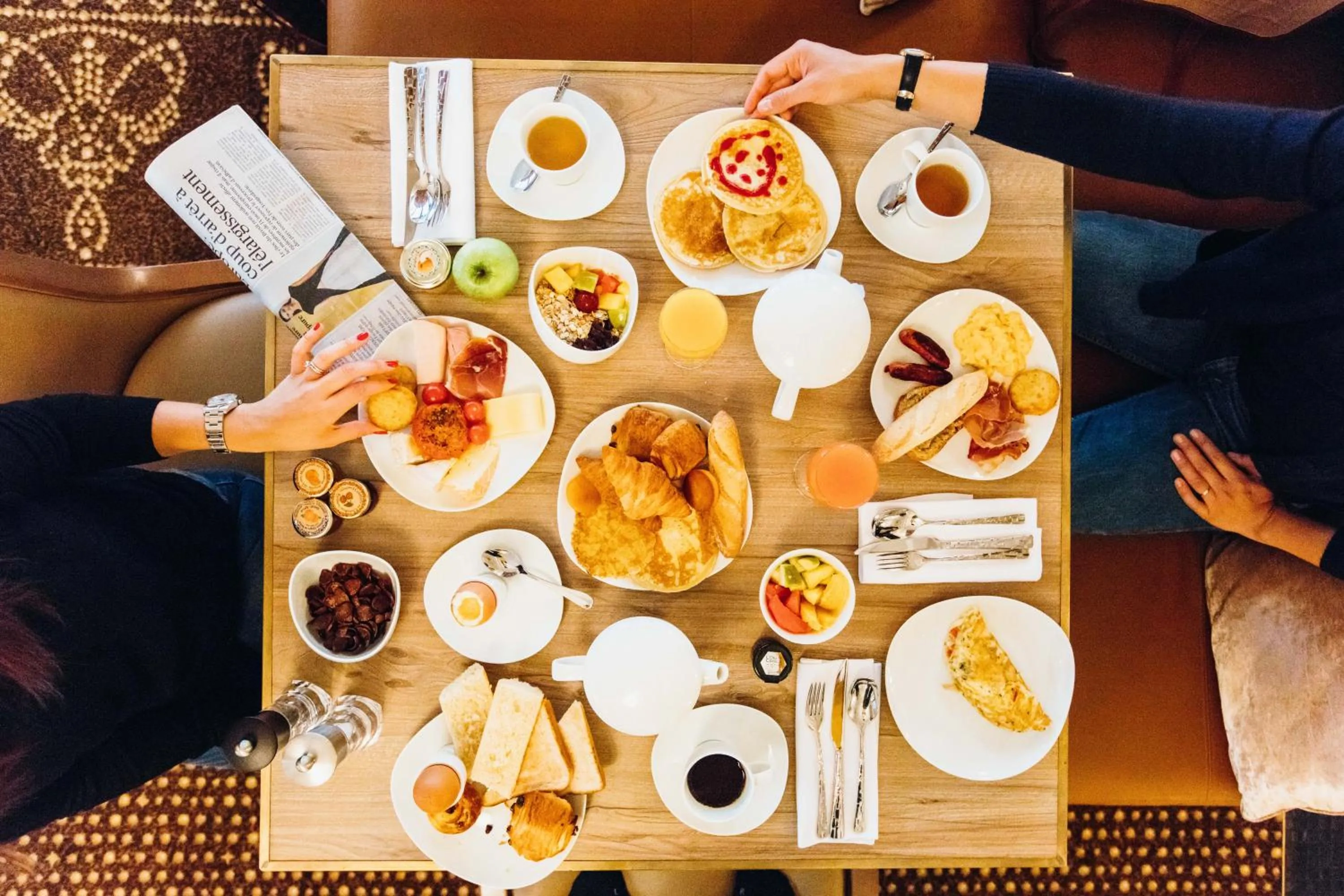 Breakfast in Hôtel Barrière Le Normandy