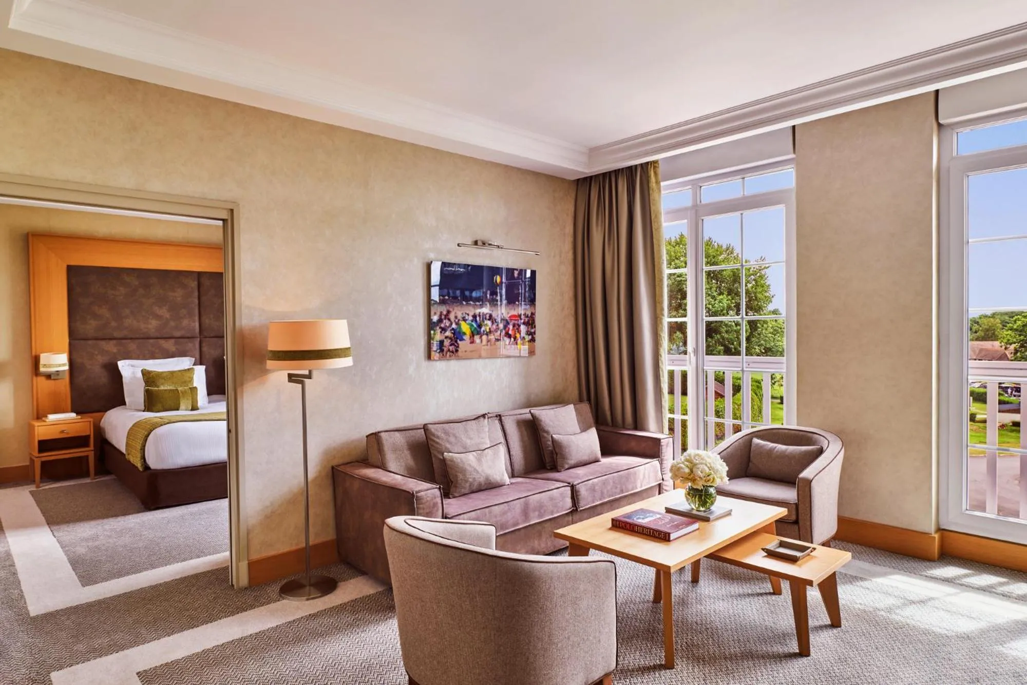 Living room, Bed in Hôtel Barrière L'Hôtel du Golf