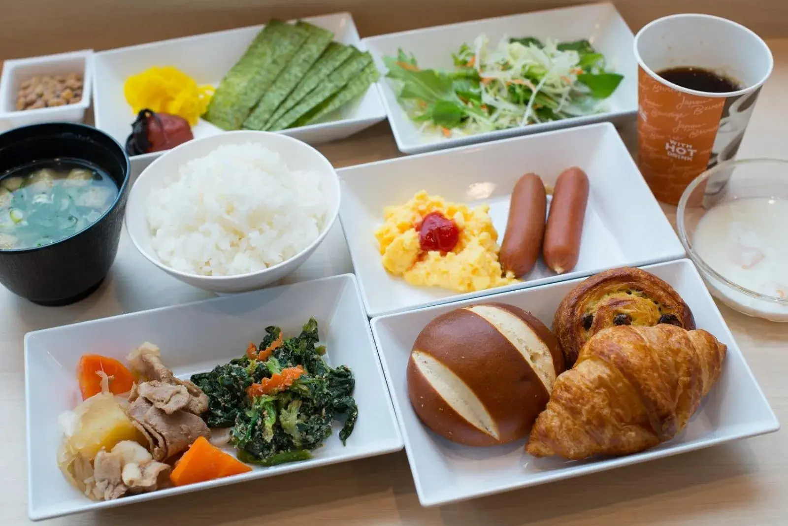 Breakfast in Super Hotel Tokyo JR Shinkoiwa Breakfast in Super Hotel Tokyo JR Shinkoiwa