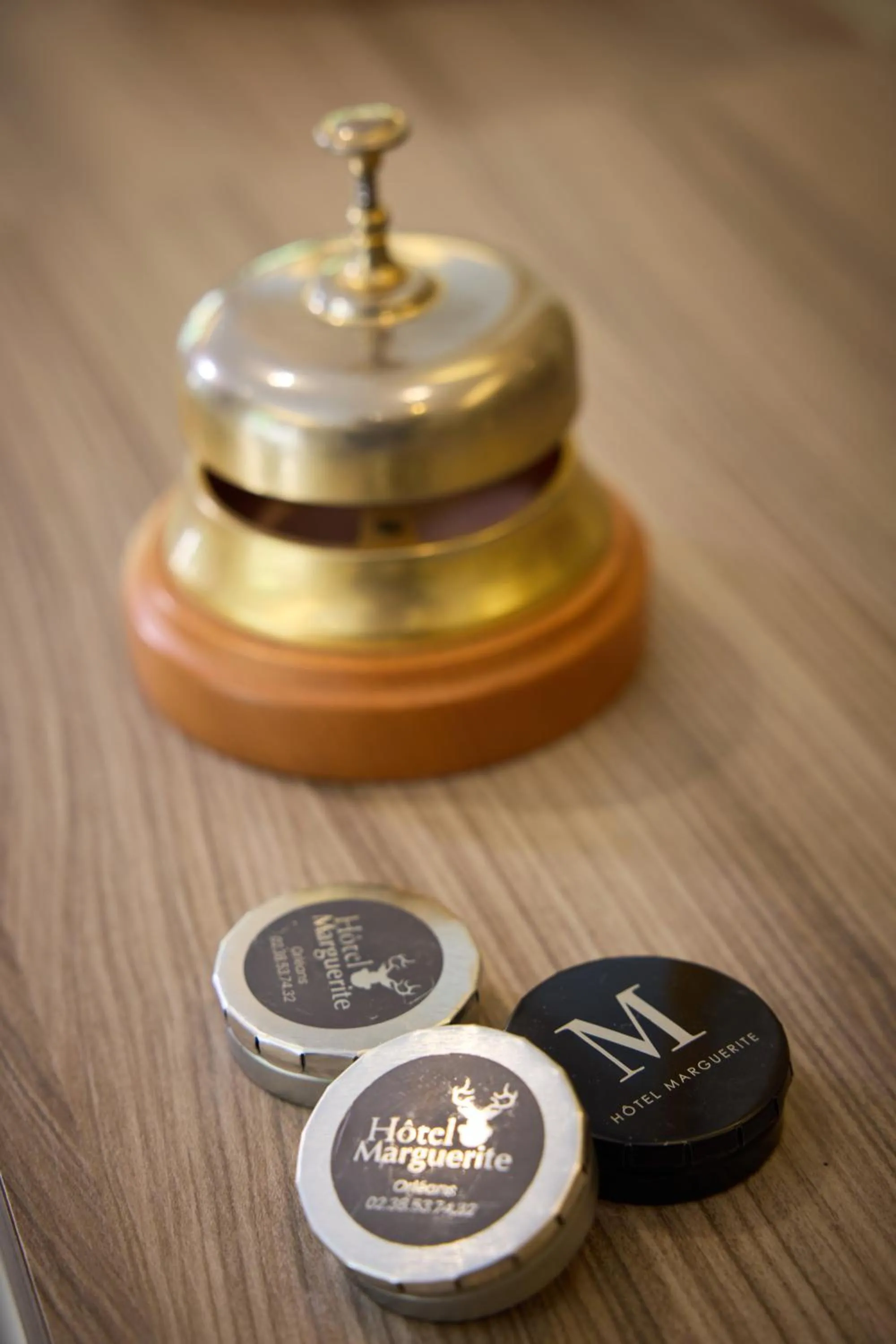 Decorative detail in Logis Hôtel Marguerite