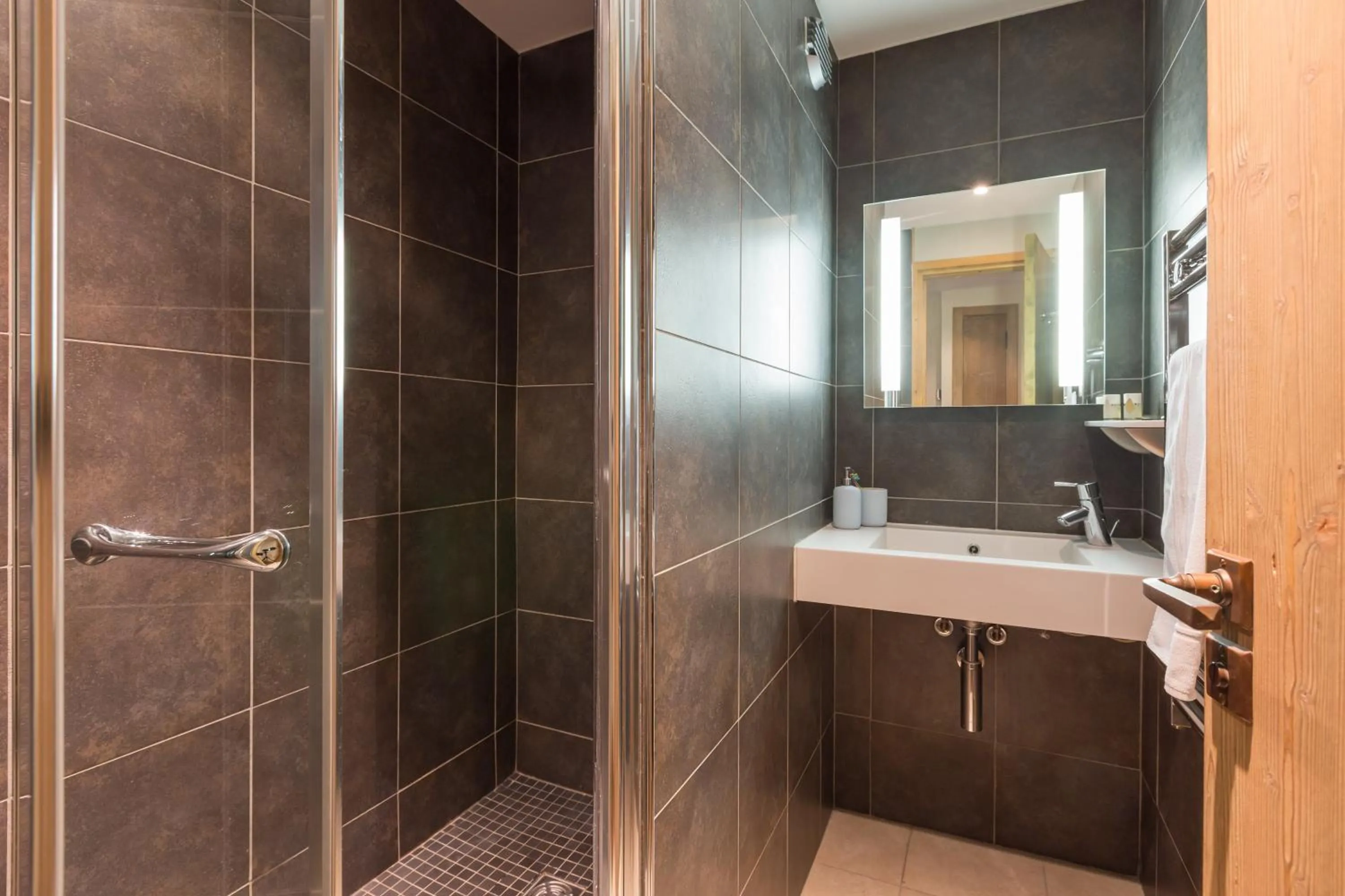 Shower in Résidence Pierre & Vacances Premium Les Chalets du Forum