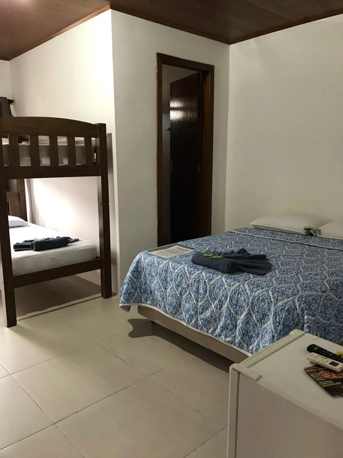 Bed in Pousada Armação das Baleias