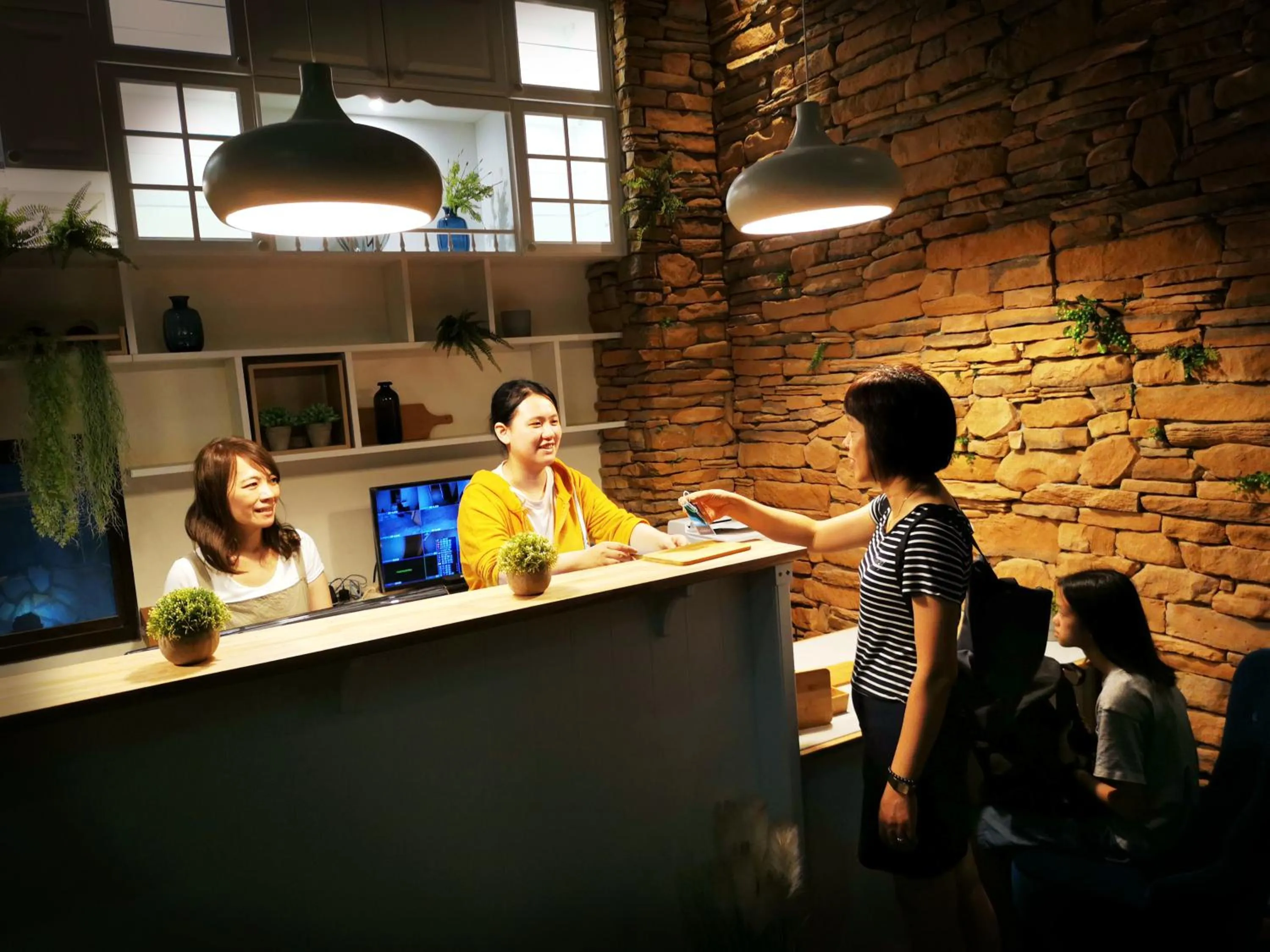 Staff in Bluewater Hotel Xpark Gloria Outlets Taoyuan Baseball Stadium