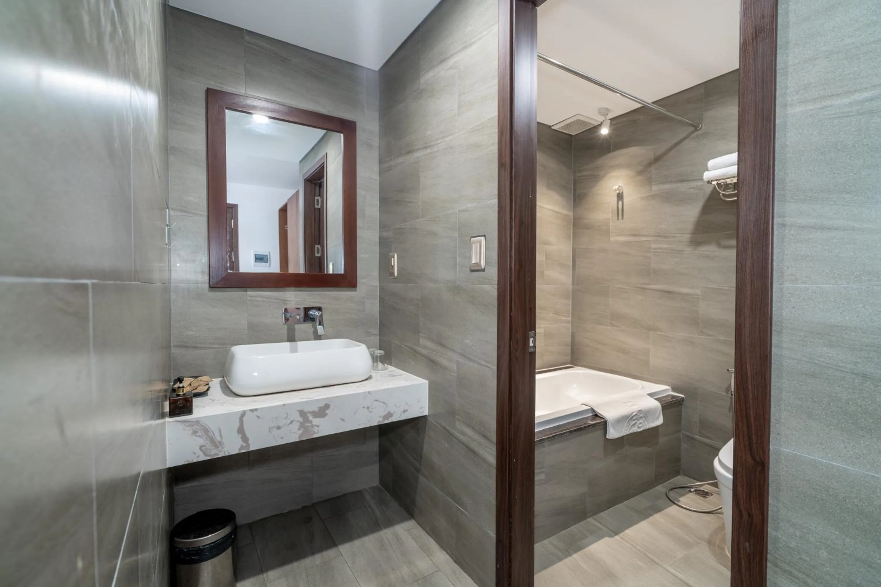 Bathroom in K Hotel Sauna and Massage