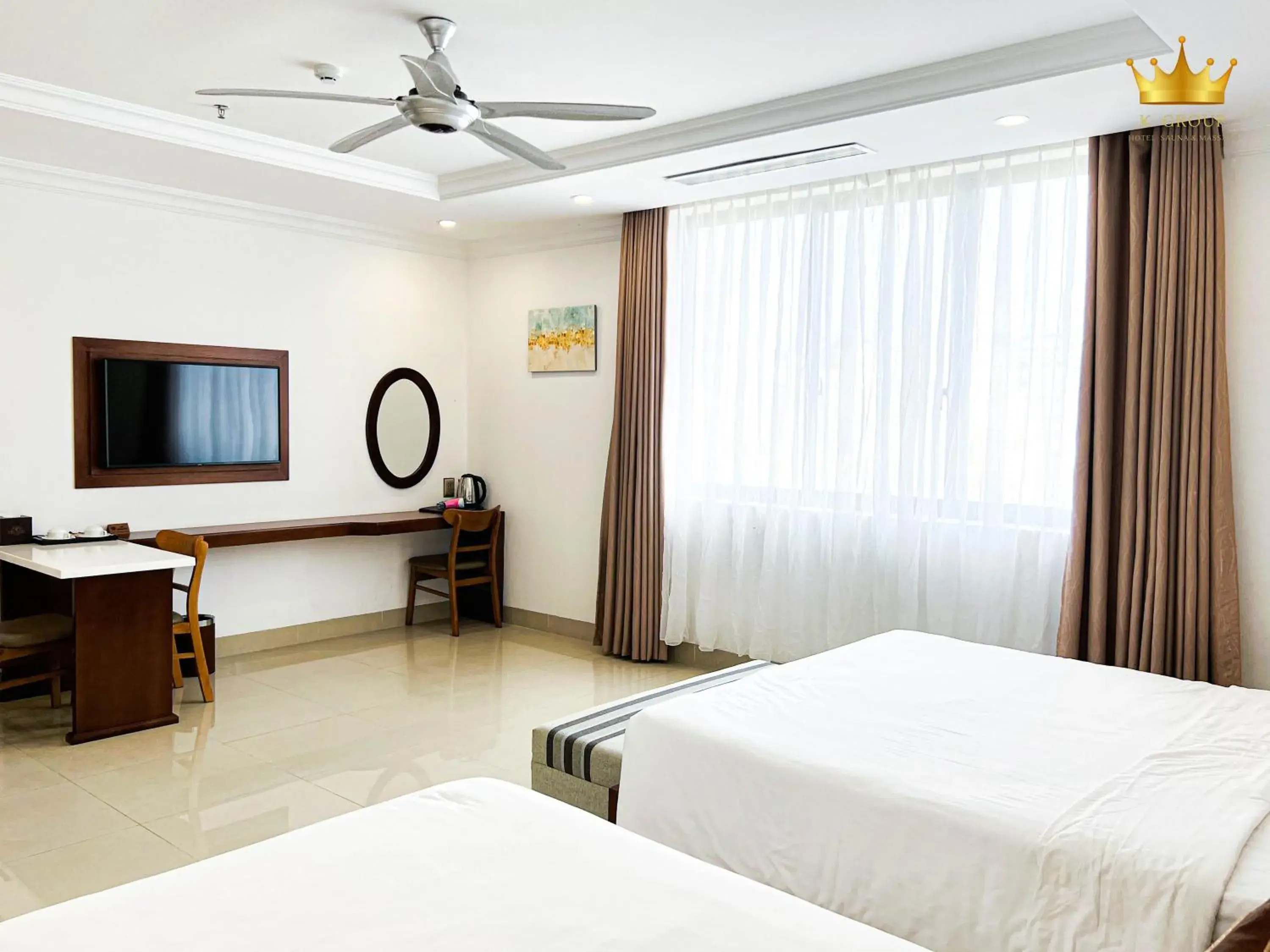 Triple Room with Sea View in K Hotel Sauna and Massage Triple Room with Sea View in K Hotel Sauna and Massage
