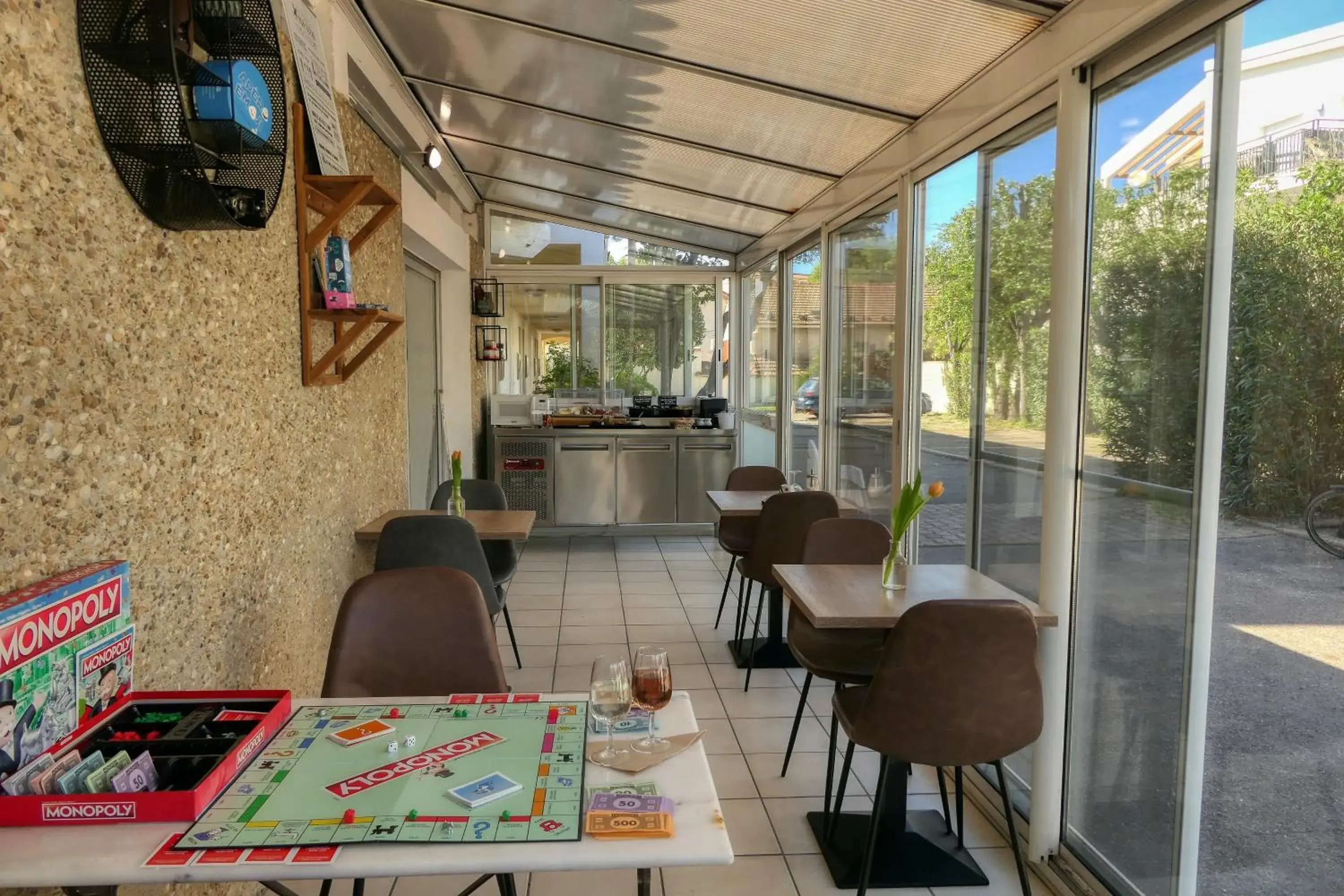 Lobby or reception in Logis Hôtel Le Rodin Lobby or reception in Logis Hôtel Le Rodin
