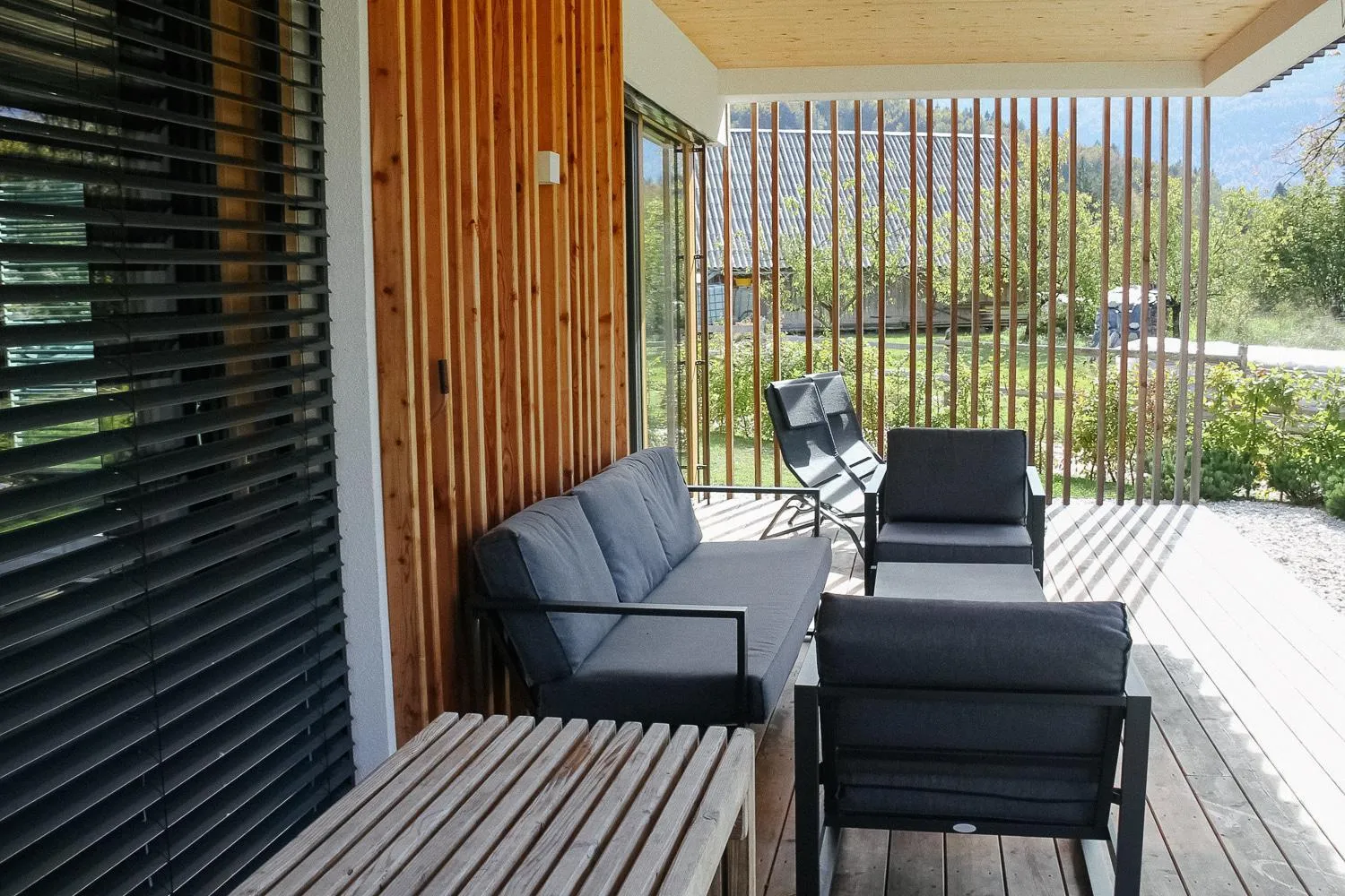 Balcony/Terrace in Residence Novak Bohinj