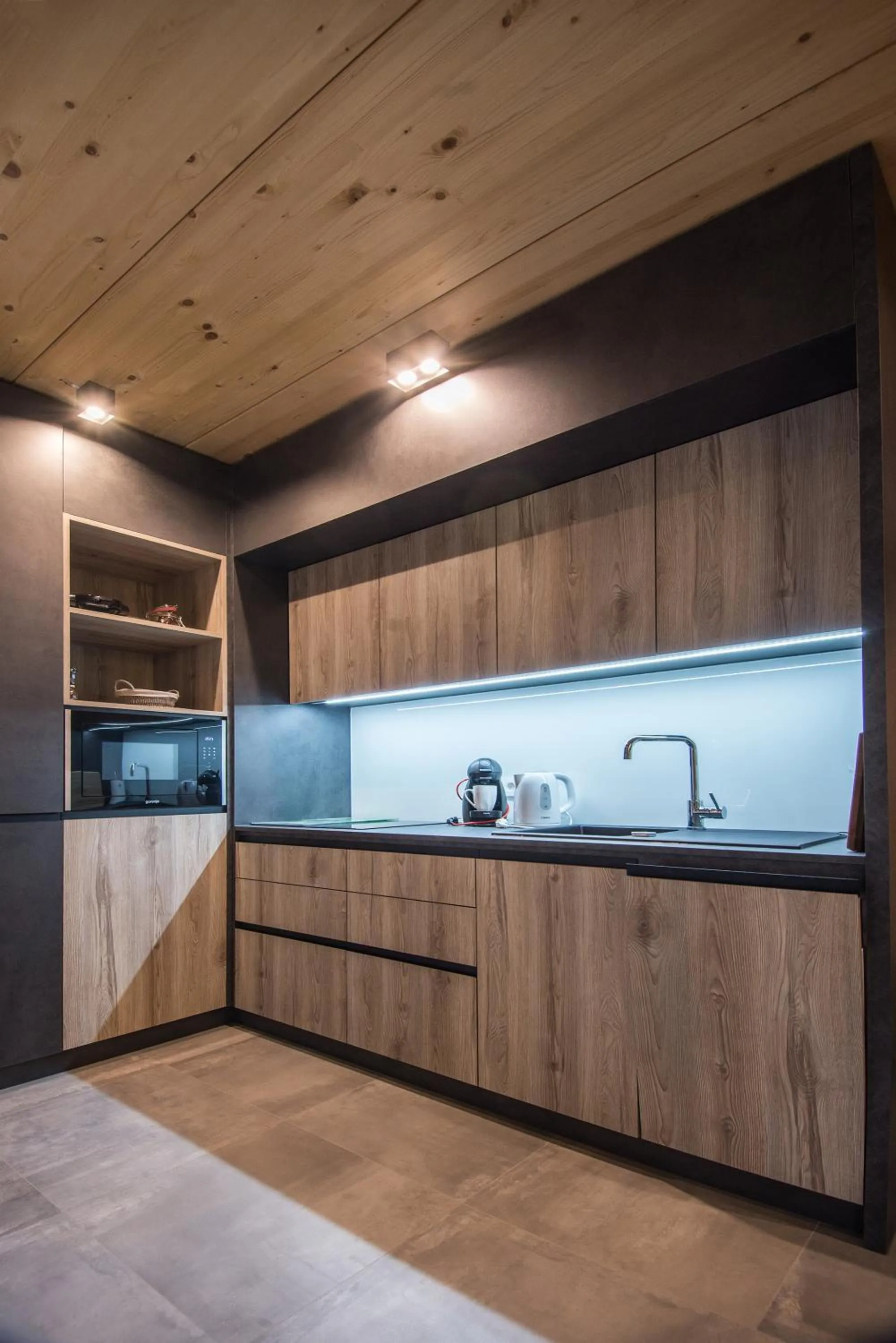 Kitchen or kitchenette, Bed in Residence Novak Bohinj