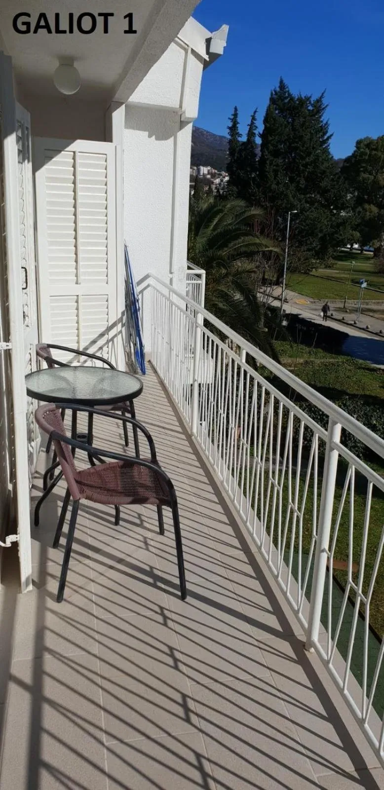Balcony/Terrace in Apartmani Galiot