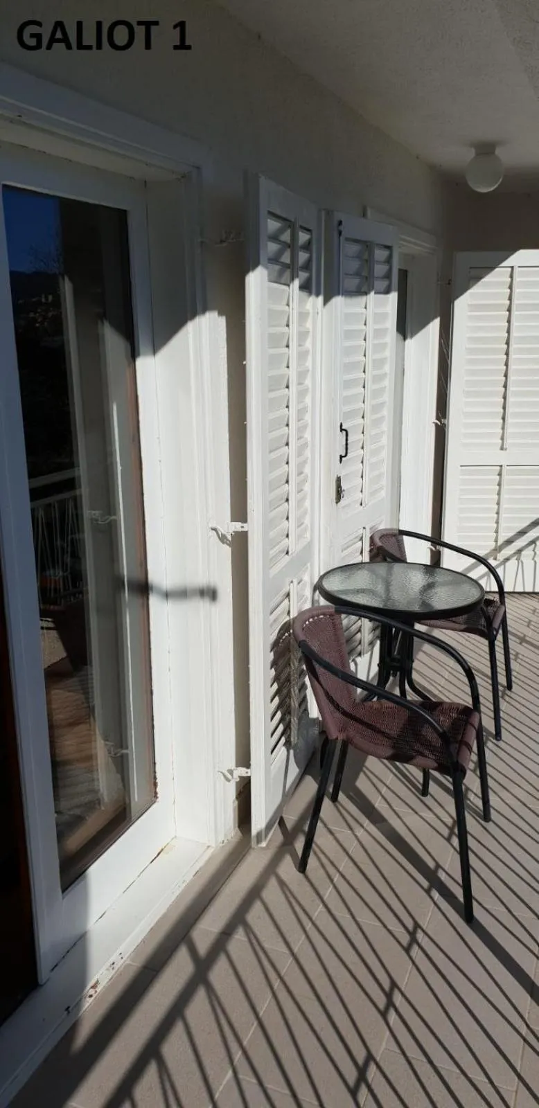 Balcony/Terrace in Apartmani Galiot