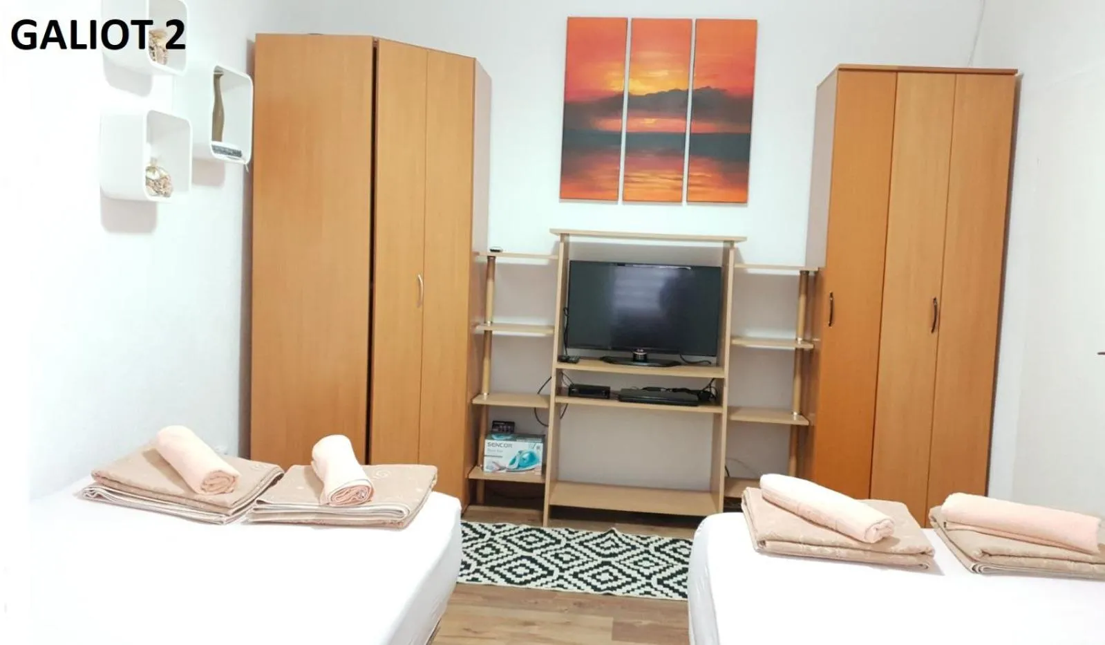 Bedroom, Bed in Apartmani Galiot