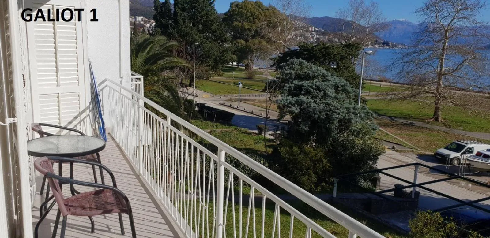 Balcony/Terrace in Apartmani Galiot