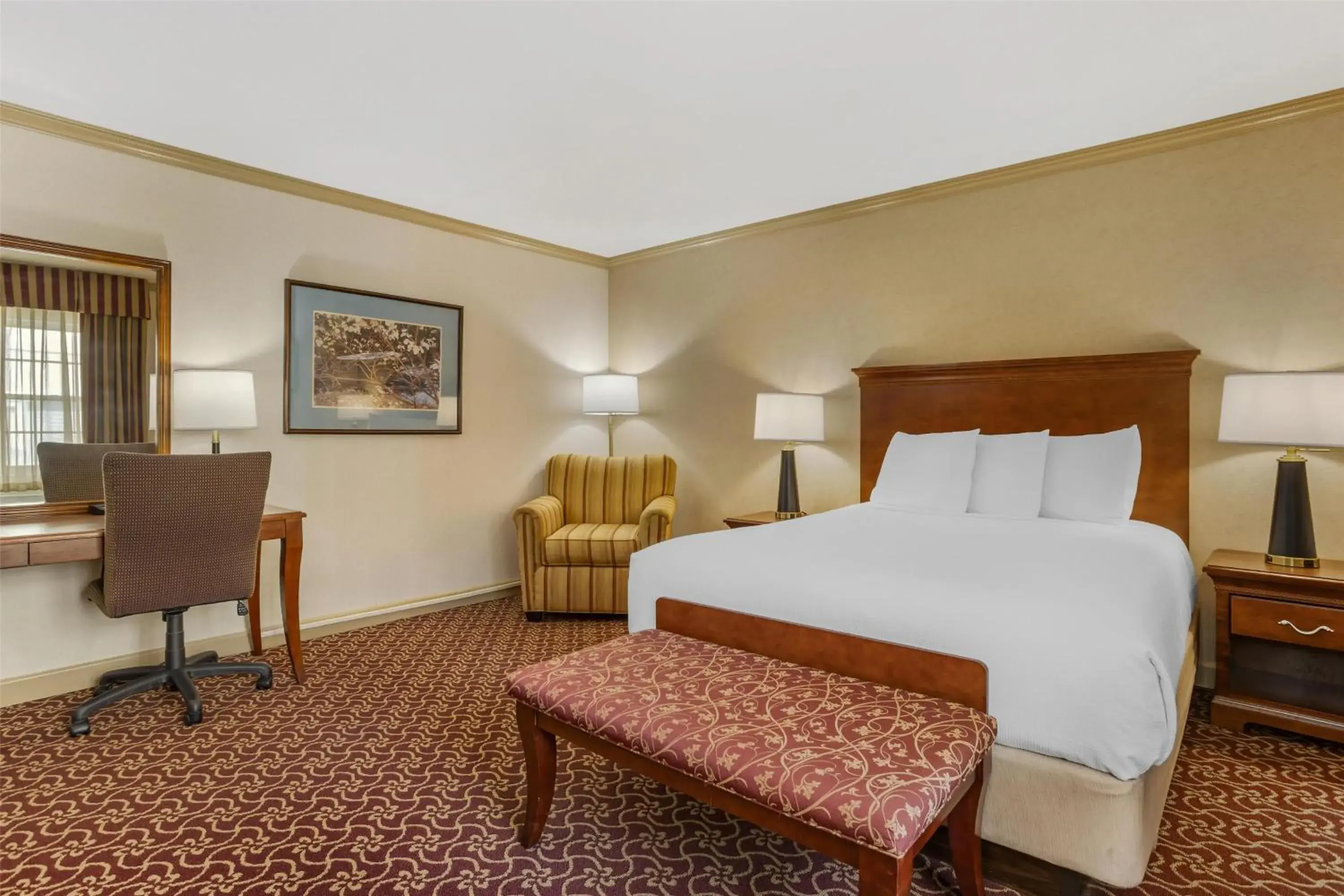 Bedroom, Bed in Best Western PLUS Morristown Inn-Florham Park Bedroom, Bed in Best Western PLUS Morristown Inn-Florham Park
