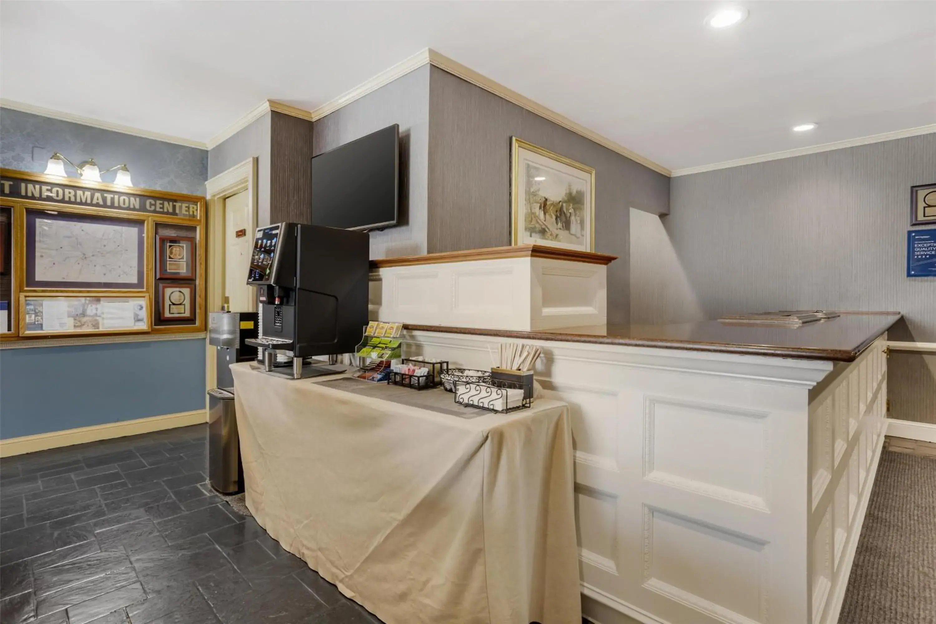 Lobby or reception in Best Western PLUS Morristown Inn-Florham Park Lobby or reception in Best Western PLUS Morristown Inn-Florham Park