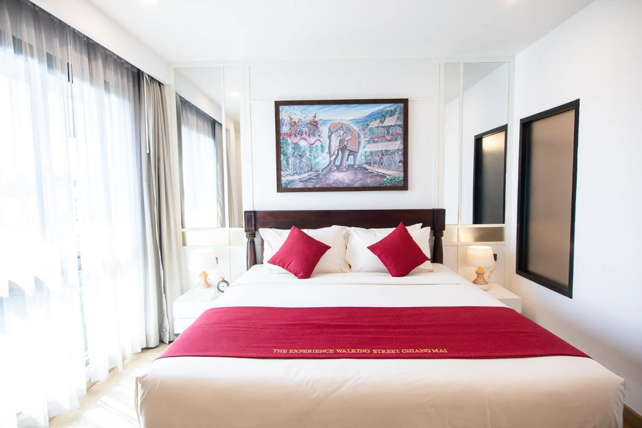 Bedroom, Bed in The Experience Walking Street Chiang Mai