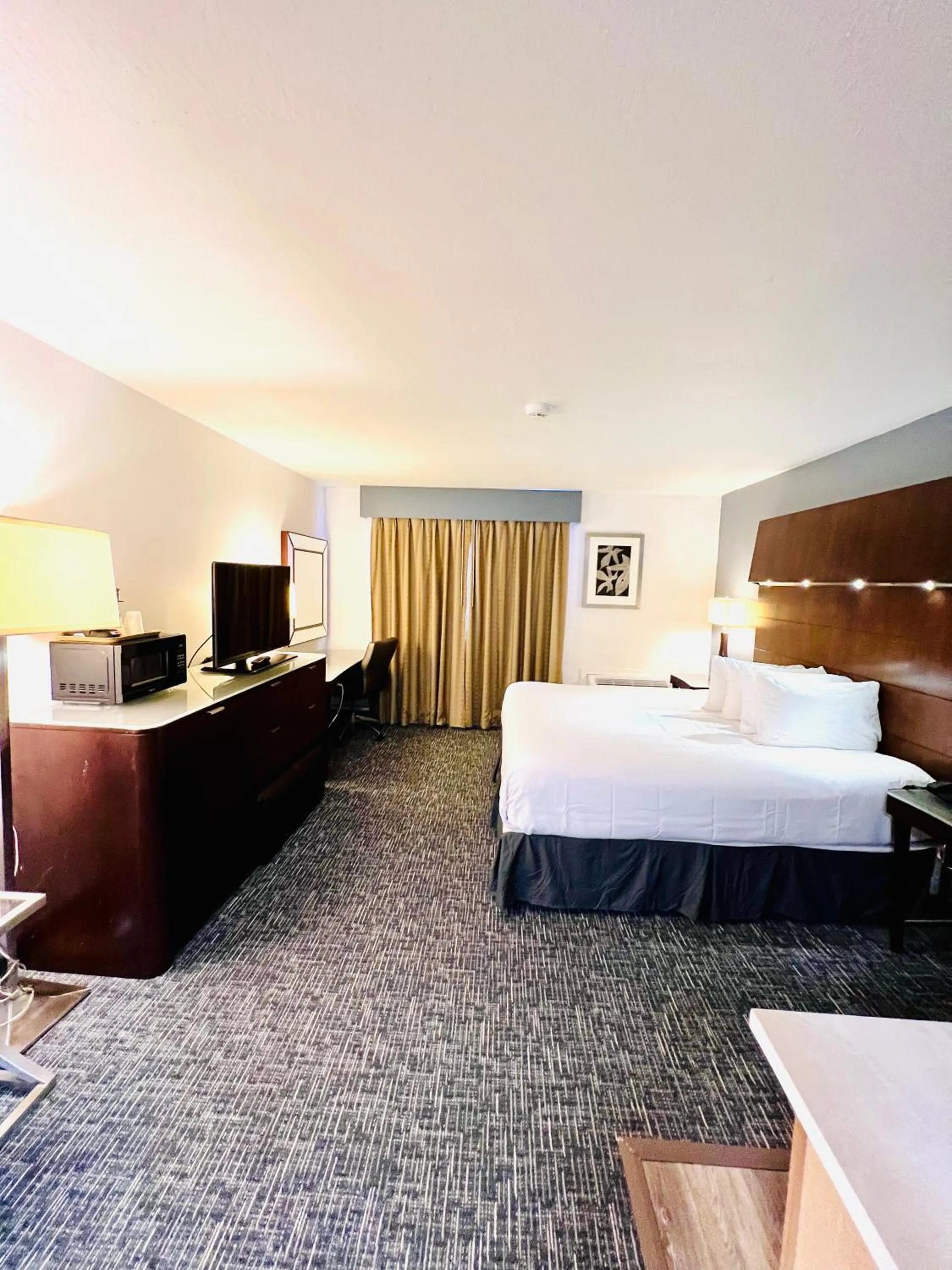 TV and multimedia, Bed in Quality Inn & Suites Caribou