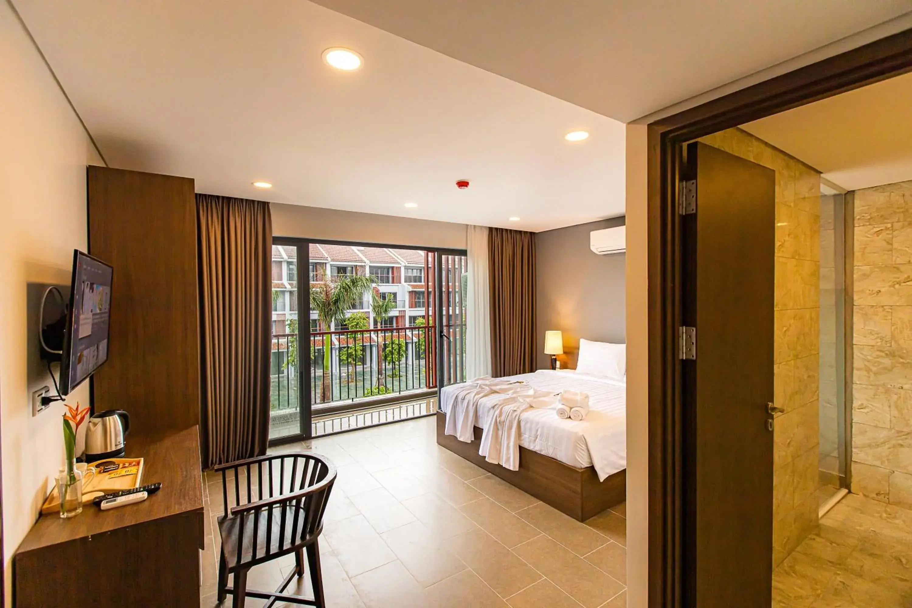 Deluxe Double Room with Balcony in BAYYA HOTEL PHU QUOC Deluxe Double Room with Balcony in BAYYA HOTEL PHU QUOC
