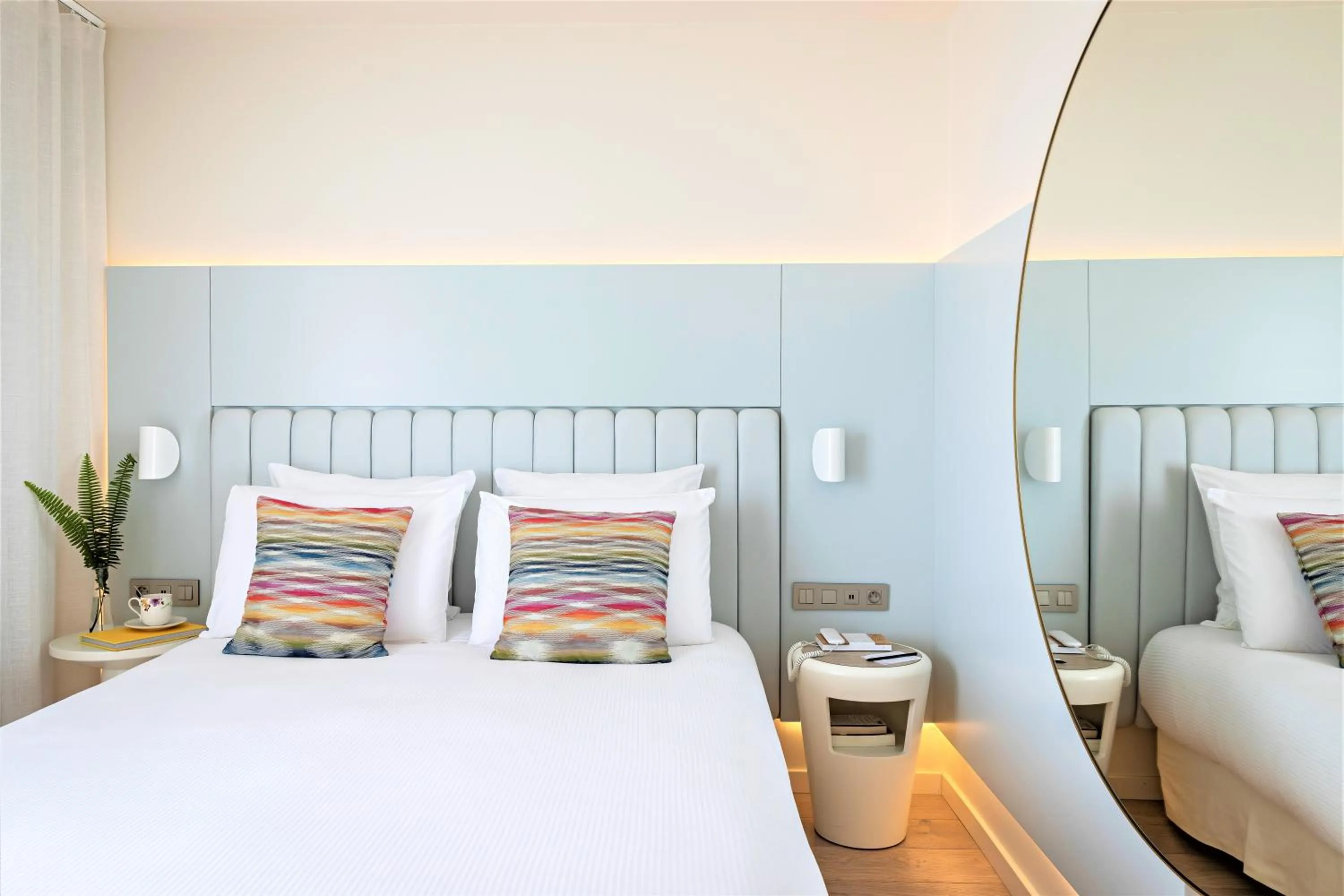 Bed in Croisette Beach Hotel Cannes - MGallery Collection