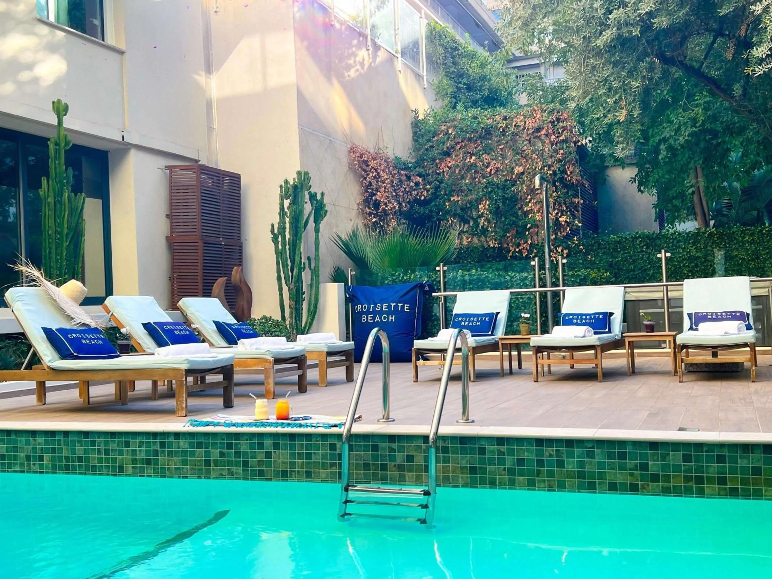 Pool view in Croisette Beach Hotel Cannes - MGallery Collection