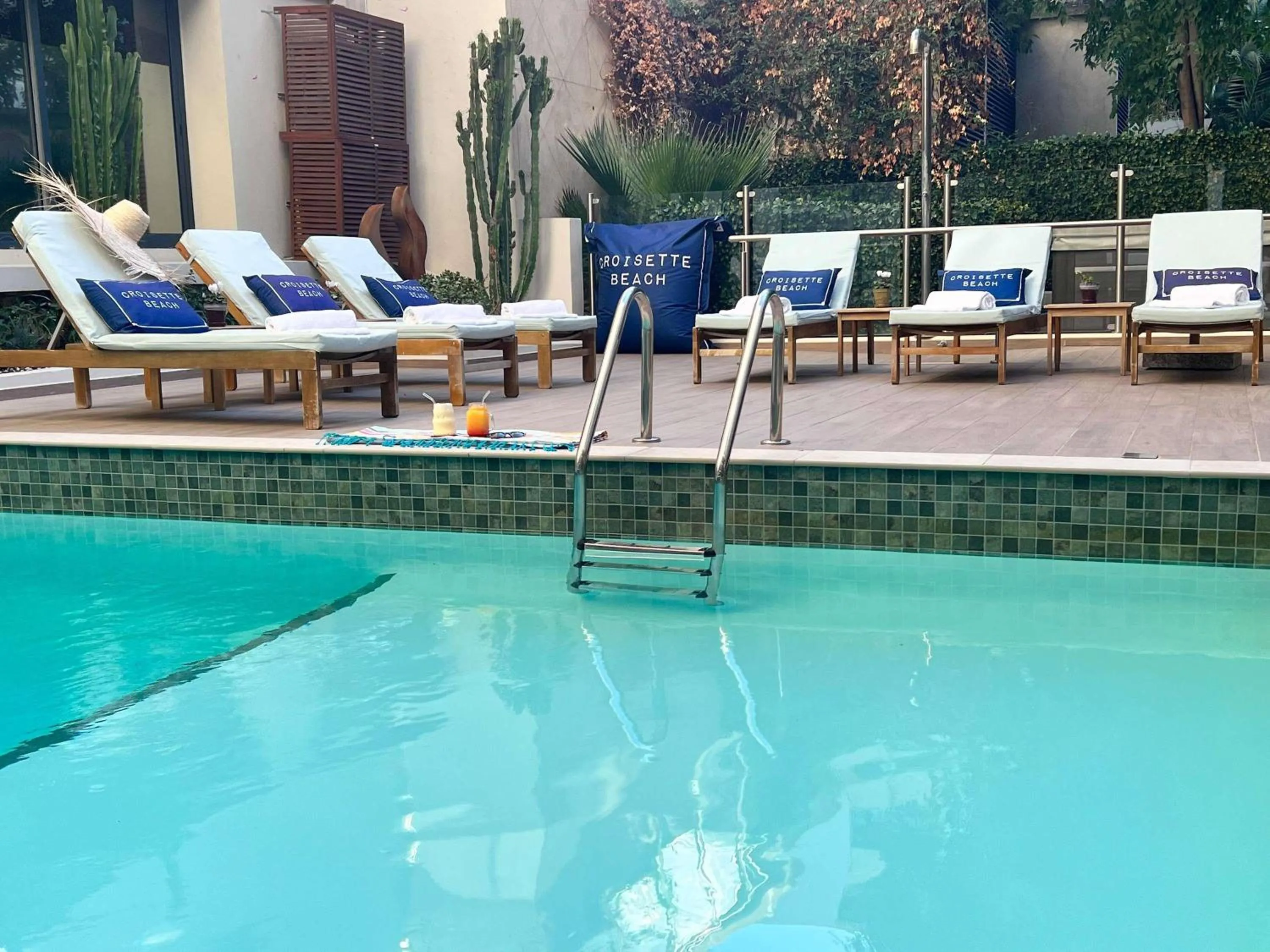 Pool view in Croisette Beach Hotel Cannes - MGallery Collection