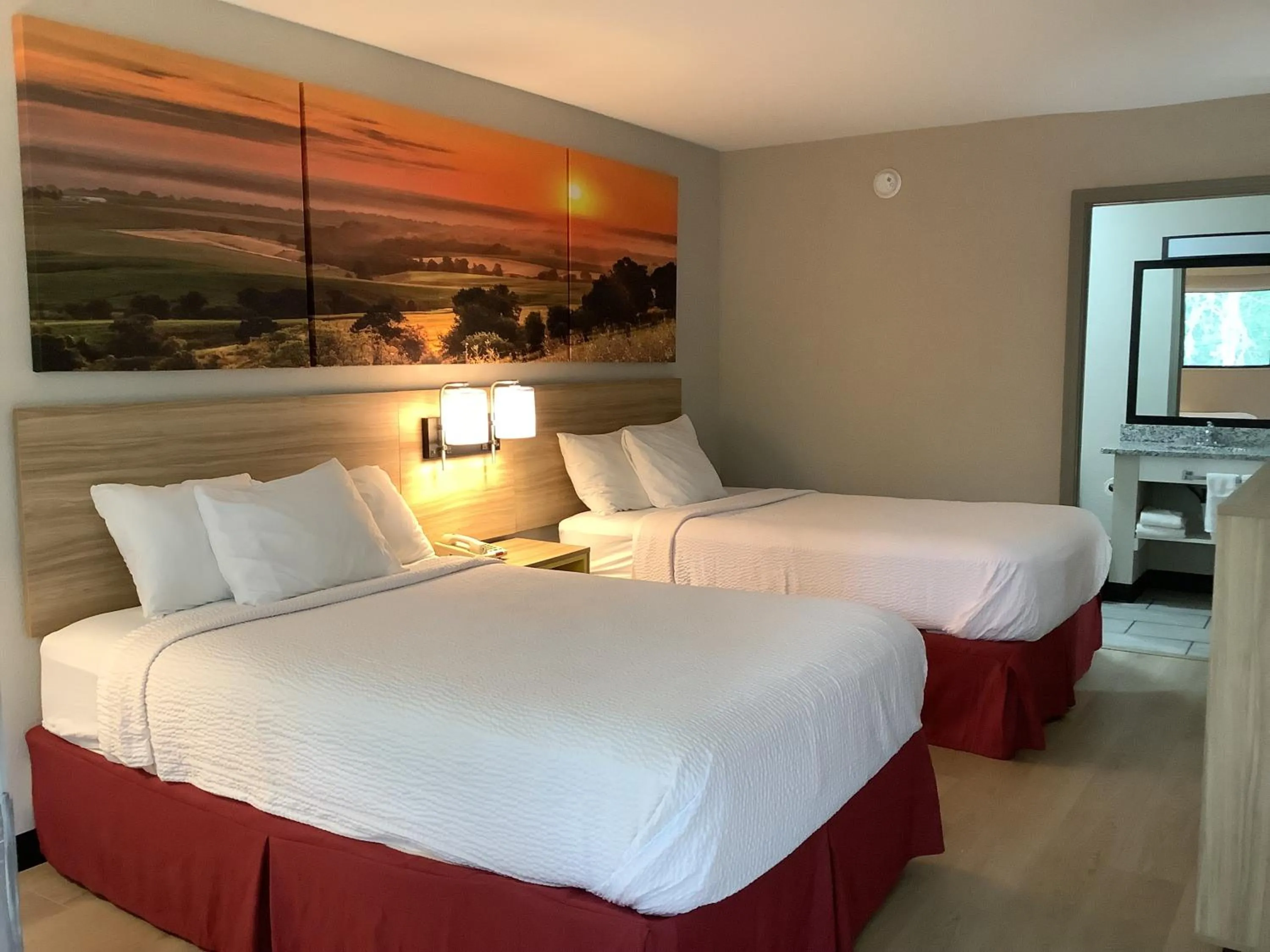 Bed in Days Inn by Wyndham Kingdom City