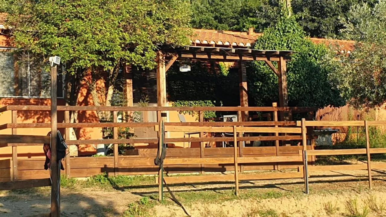Balcony/Terrace in Chambre d'hôtes Le Petit Ranch
