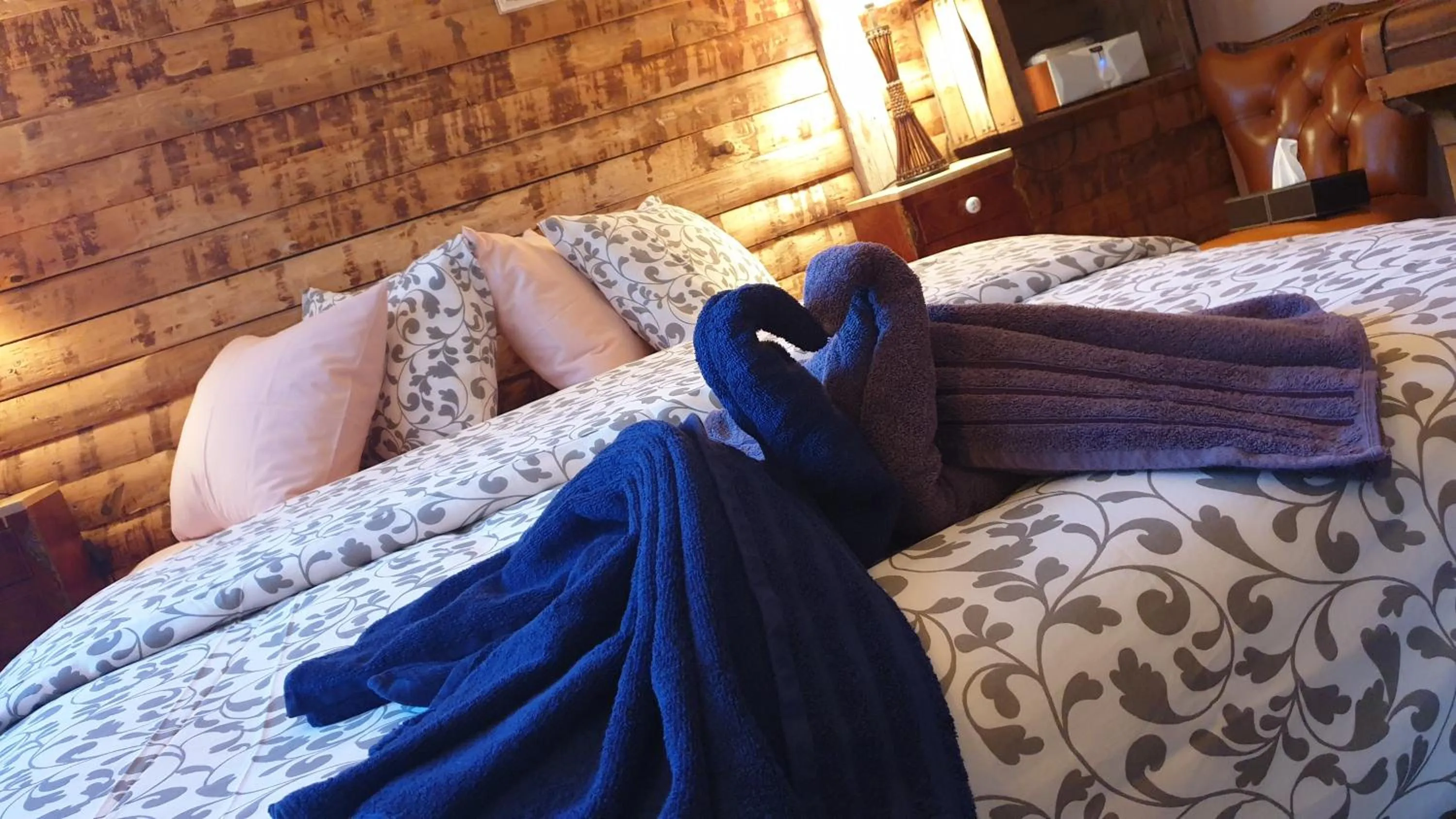 Bed in Chambre d'hôtes Le Petit Ranch