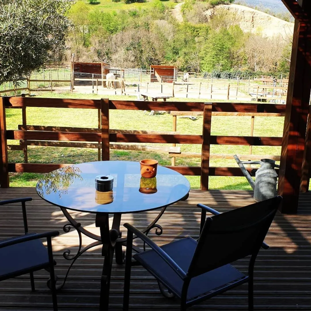 Balcony/Terrace in Chambre d'hôtes Le Petit Ranch