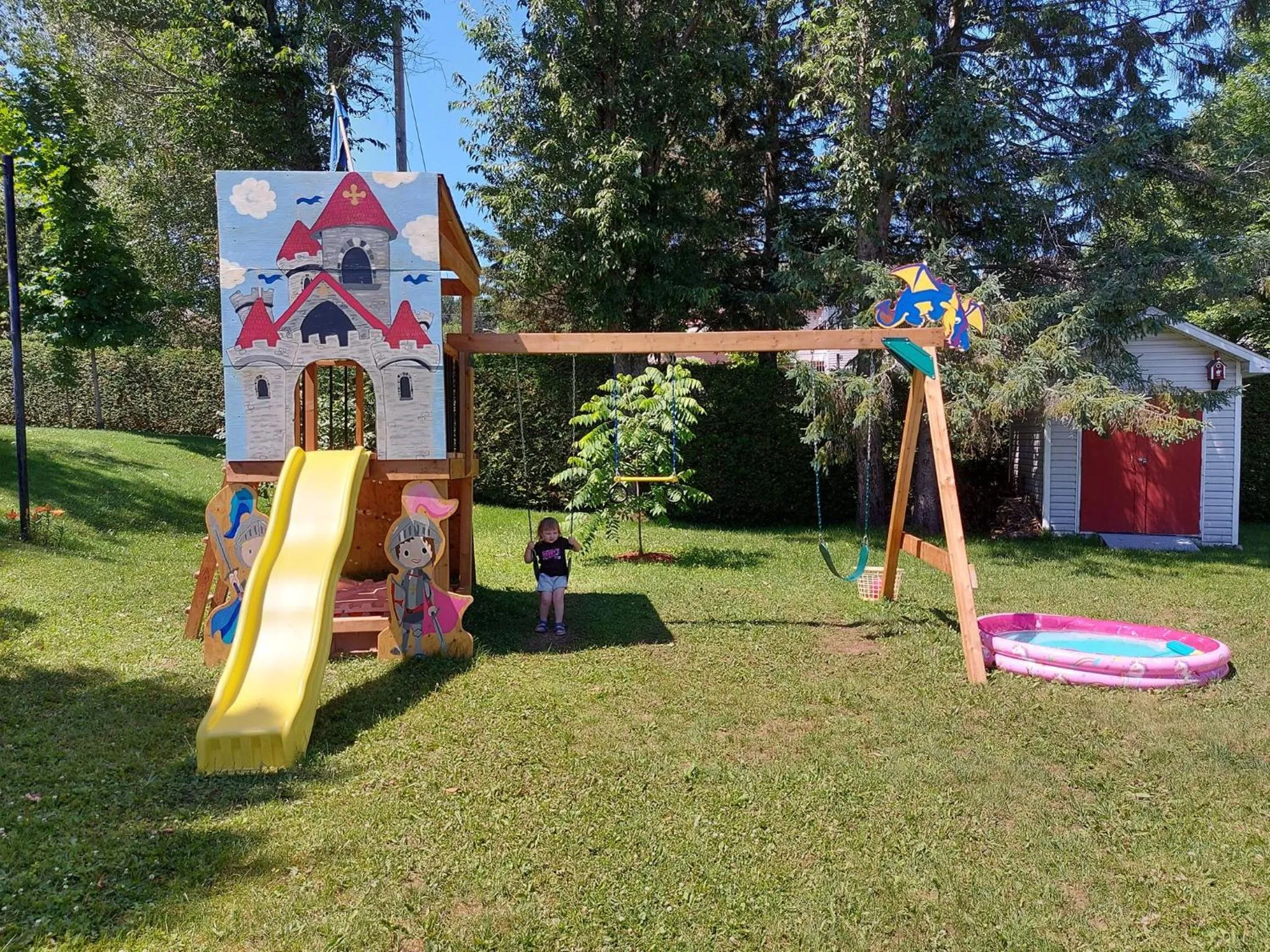 Patio in Gîte Au p'tit bonheur B&B