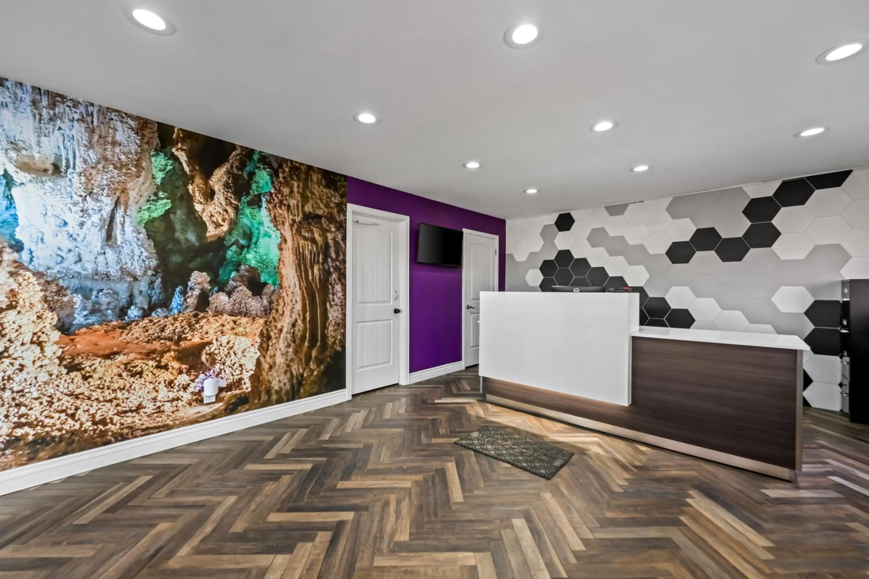Lobby or reception in Rodeway Inn Carlsbad Caverns Area
