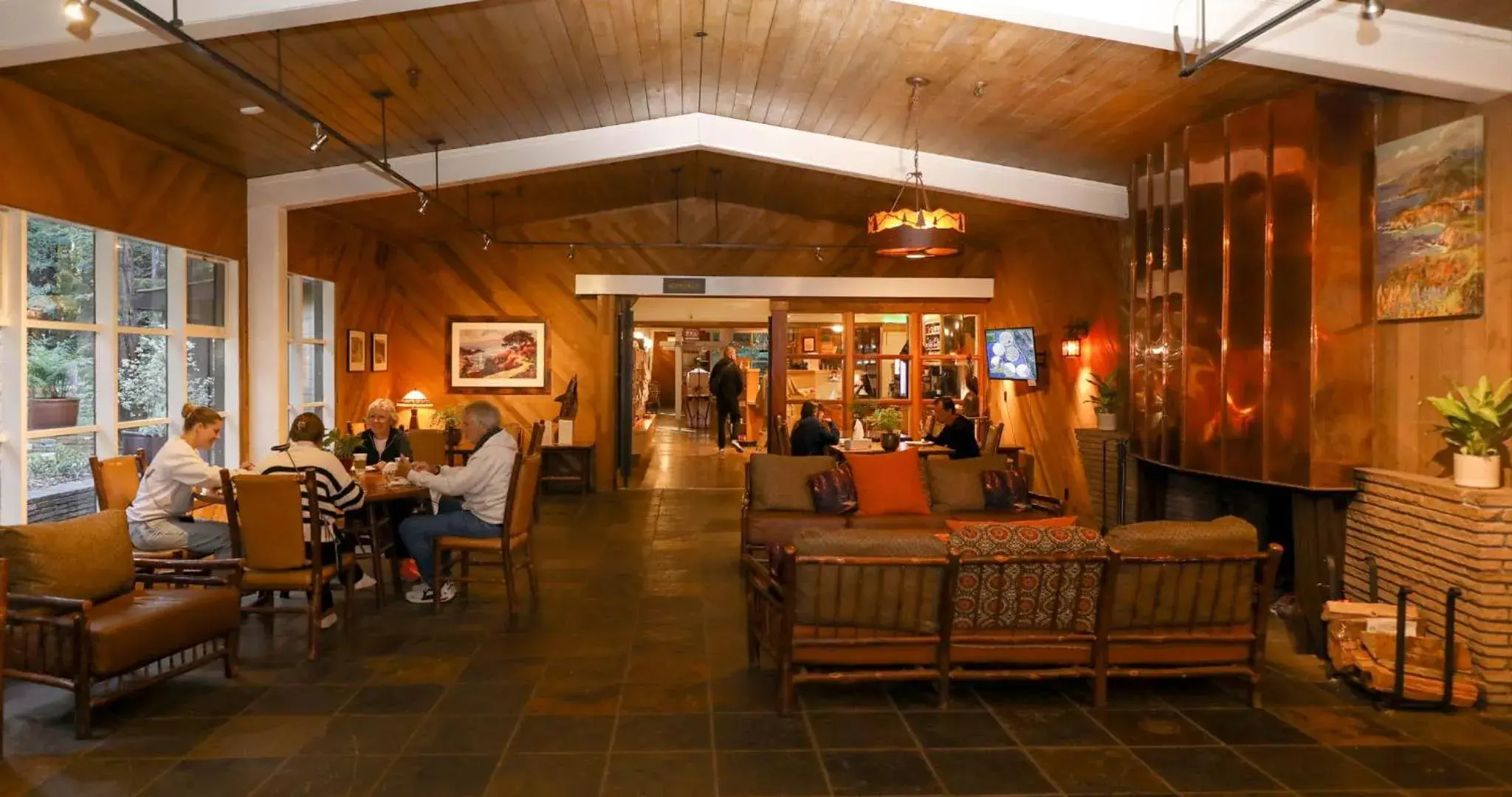 Lobby or reception in Big Sur Lodge Lobby or reception in Big Sur Lodge