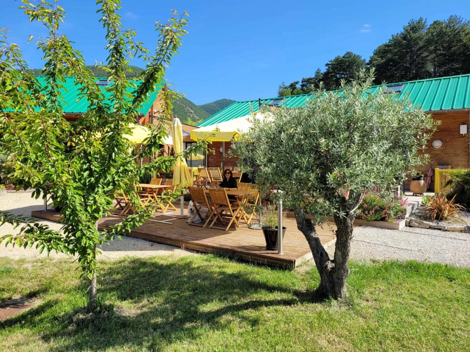 Patio in Les Chalets de Saint Maurice (Dieulefit)