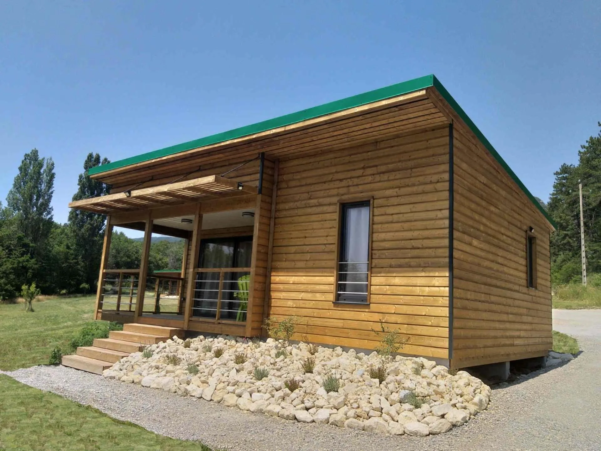 Facade/entrance in Les Chalets de Saint Maurice (Dieulefit)