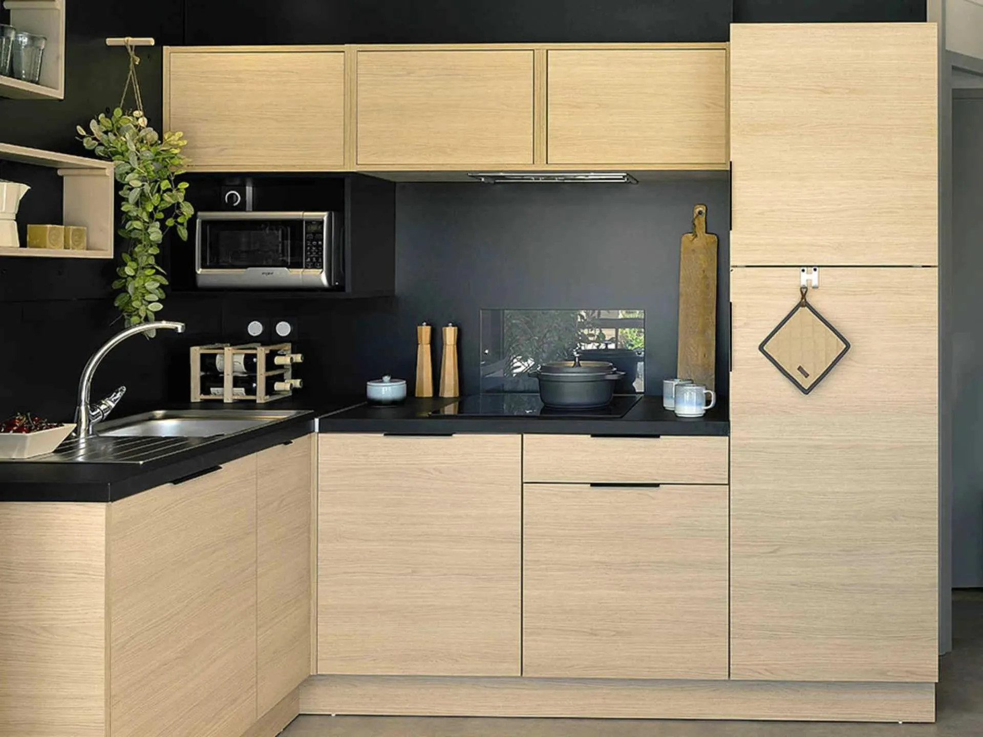 Kitchen or kitchenette in Les Chalets de Saint Maurice (Dieulefit)