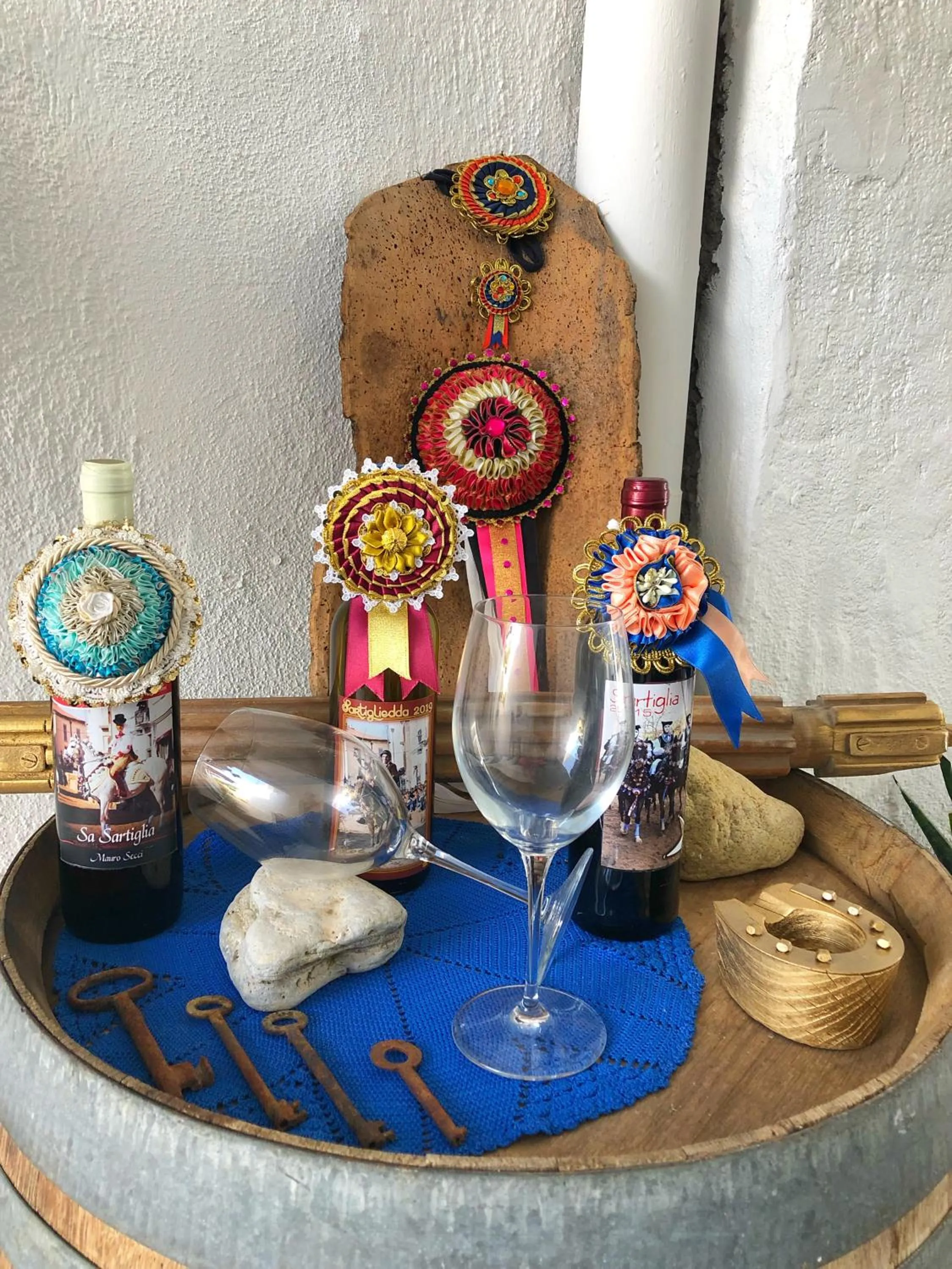 Decorative detail in BnB Le Janas