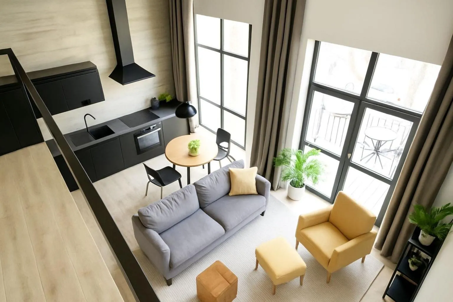 G - Owl Jazz -Modern loft type apartment 18 with big roof terrace and free private parking