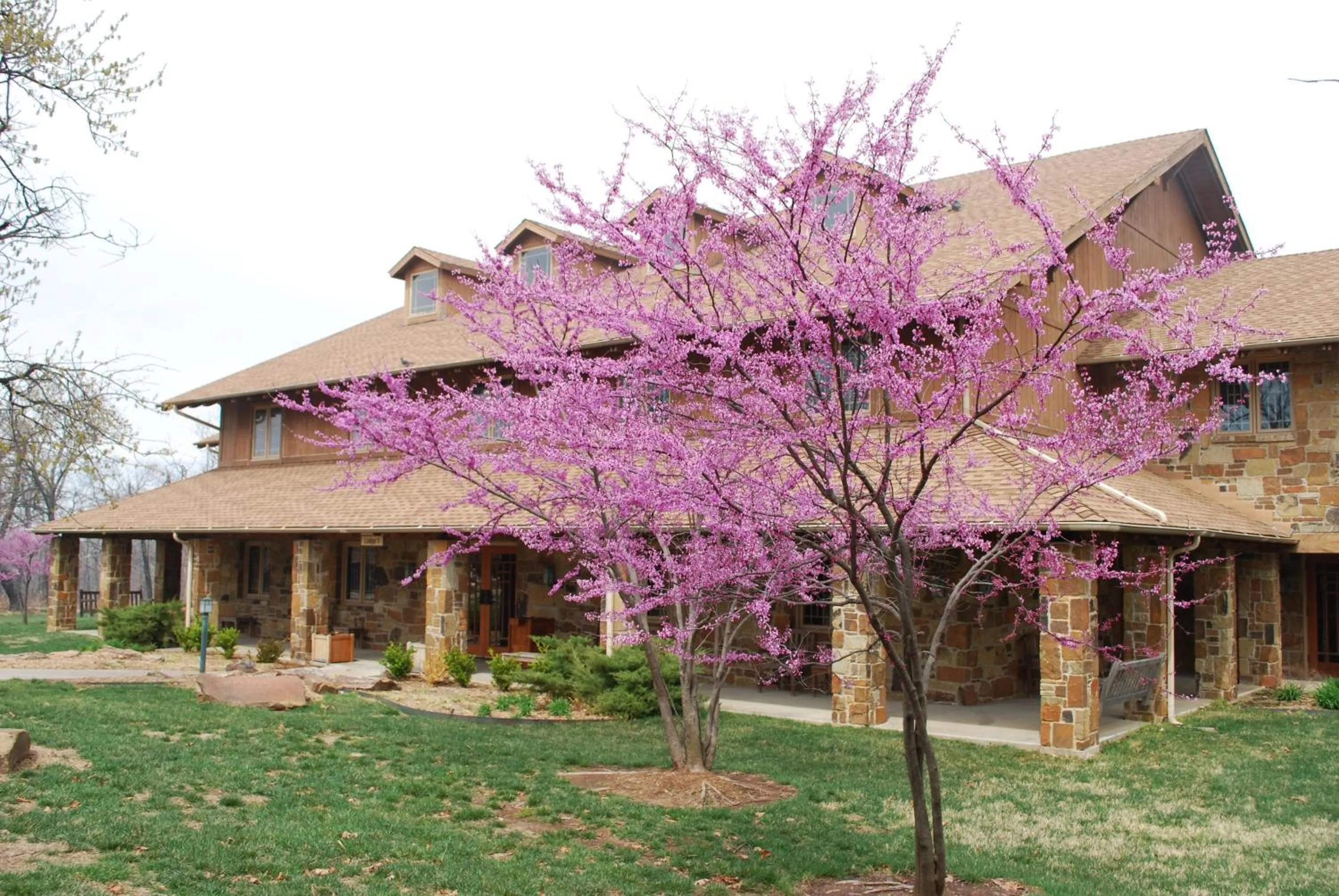 Communal lounge/ TV room in POSTOAK Lodge and Retreat