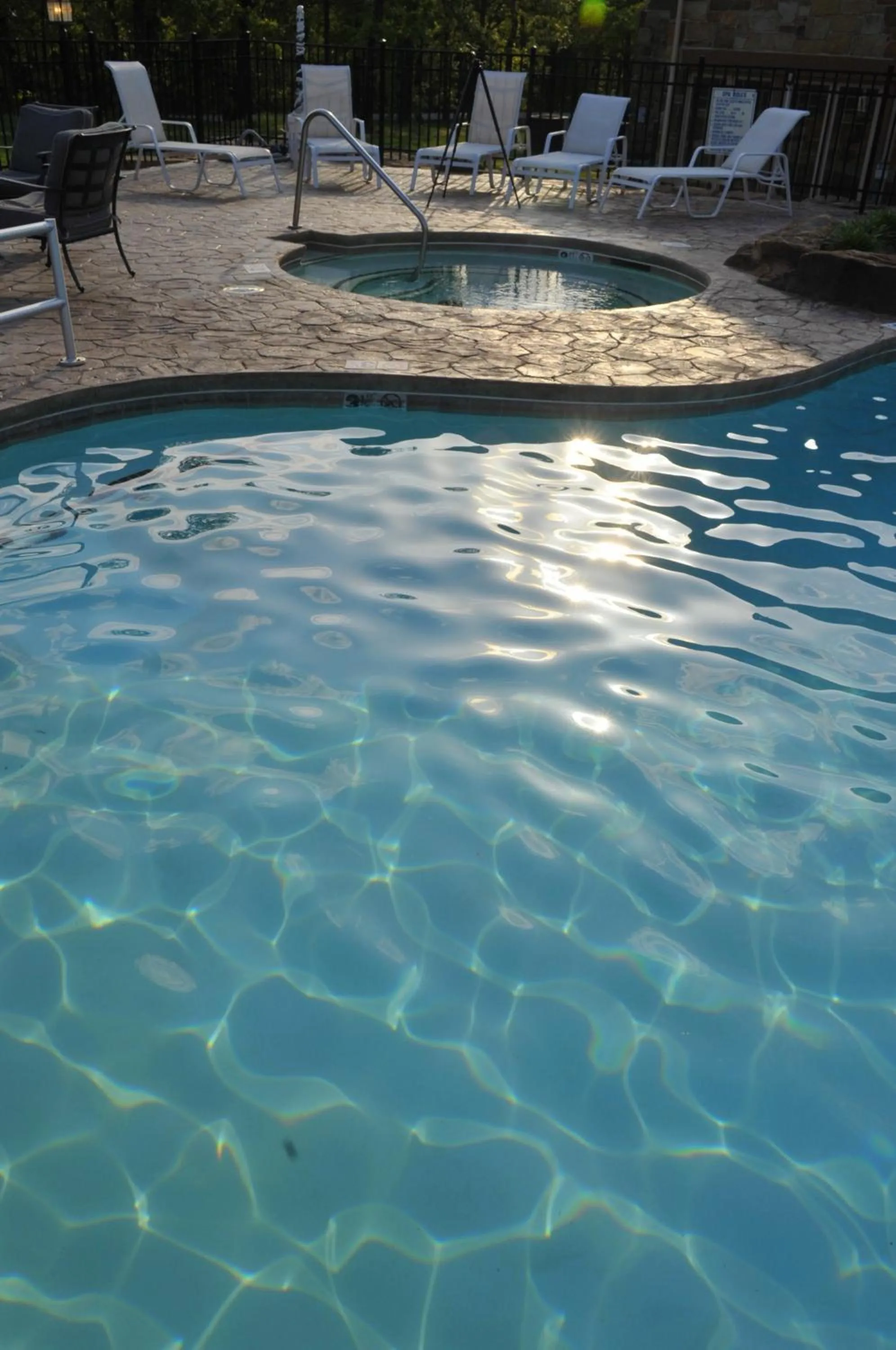 Swimming pool in POSTOAK Lodge and Retreat