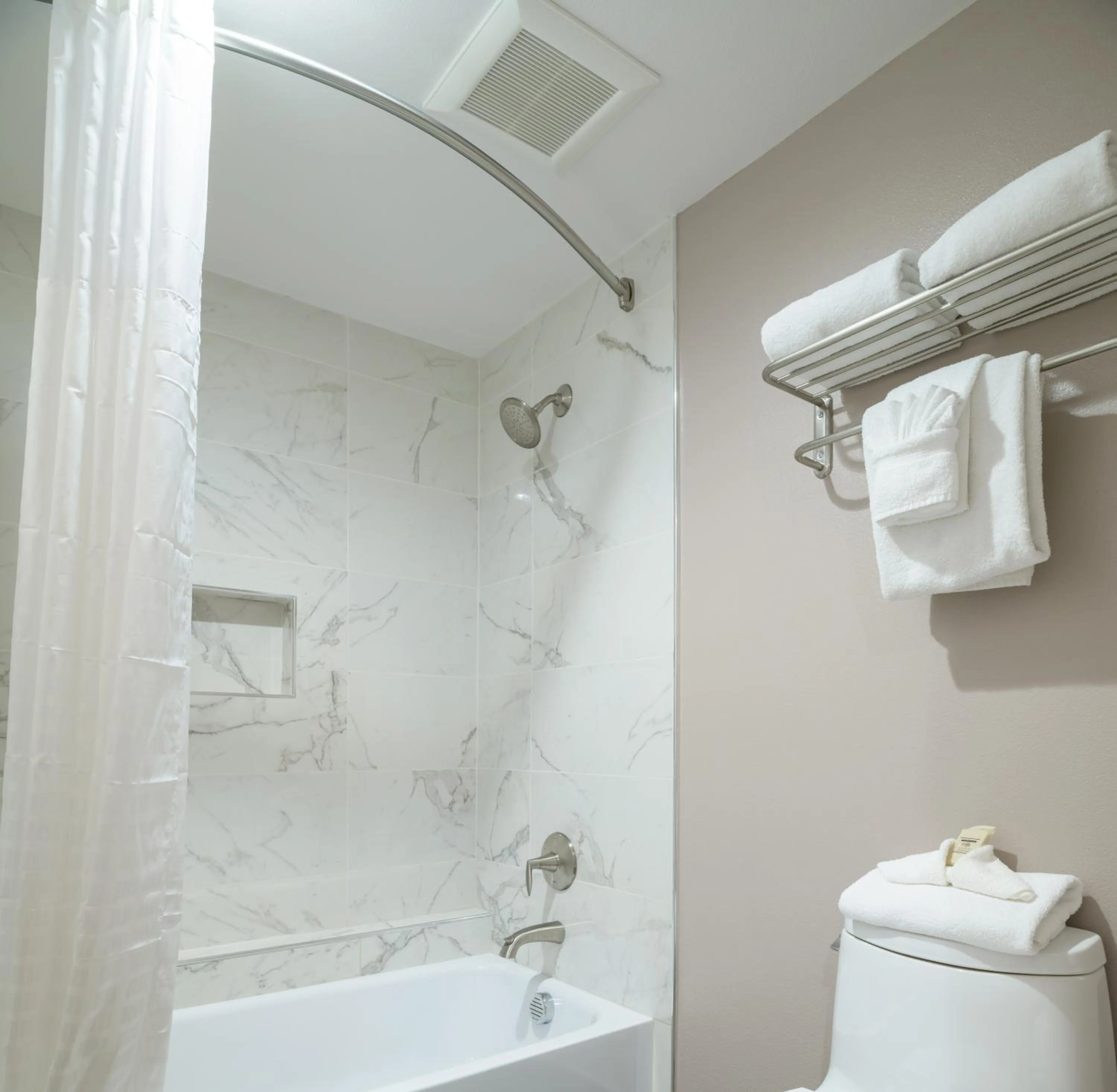 Bathroom in Woodcrest Hotel Cupertino