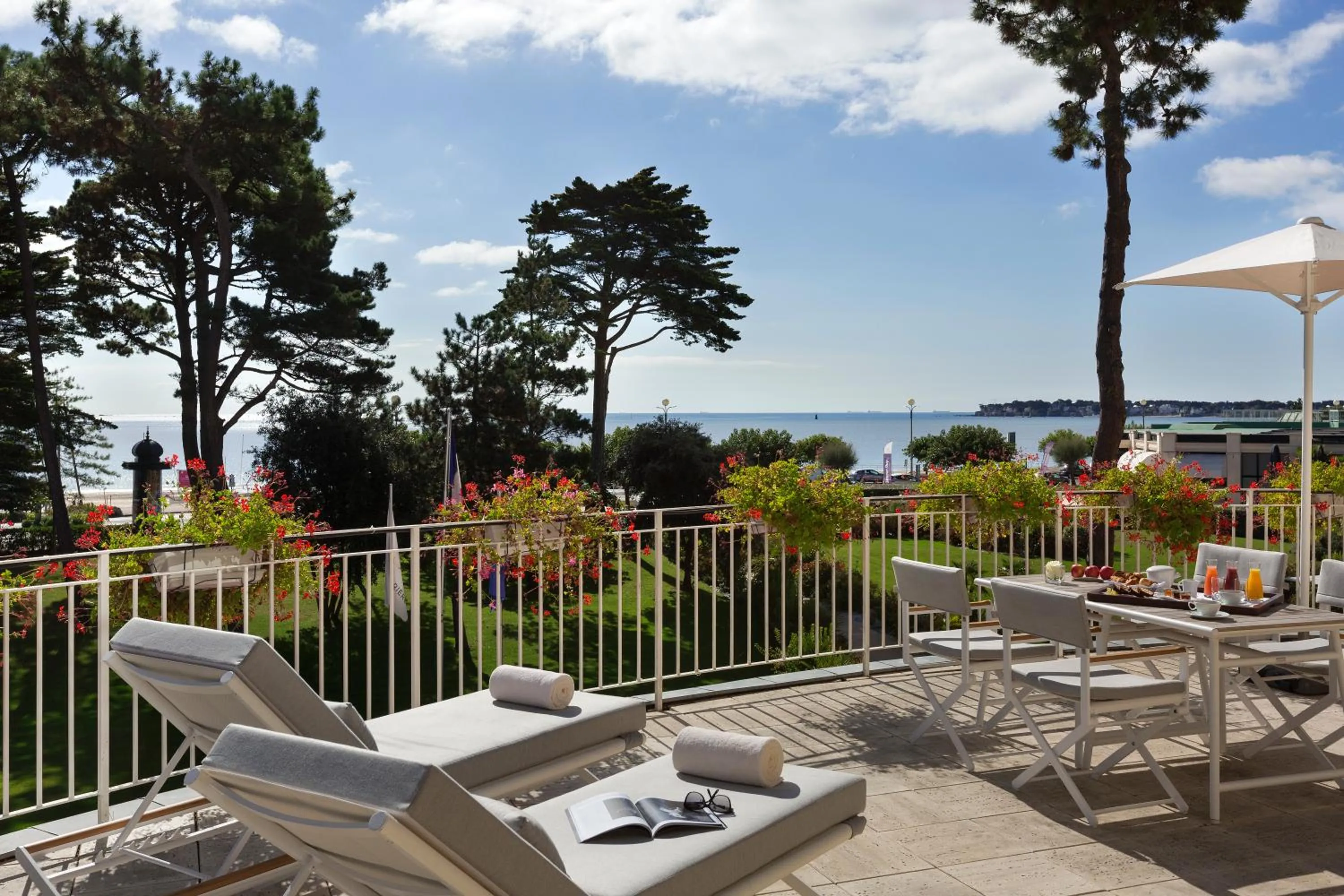 Sea view in Hôtel Barrière Le Royal La Baule