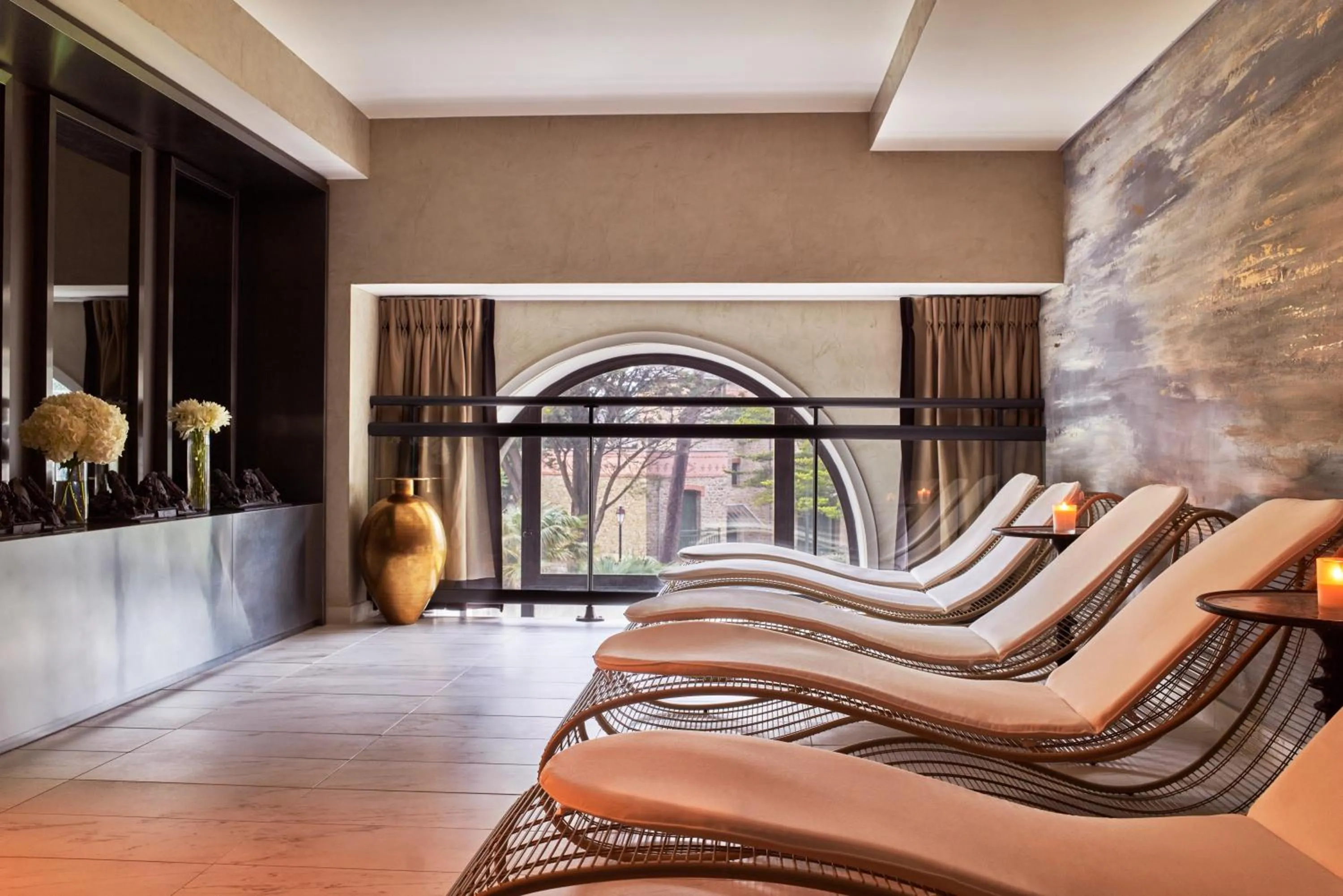 Spa and wellness centre/facilities in Hôtel Barrière L'Hermitage