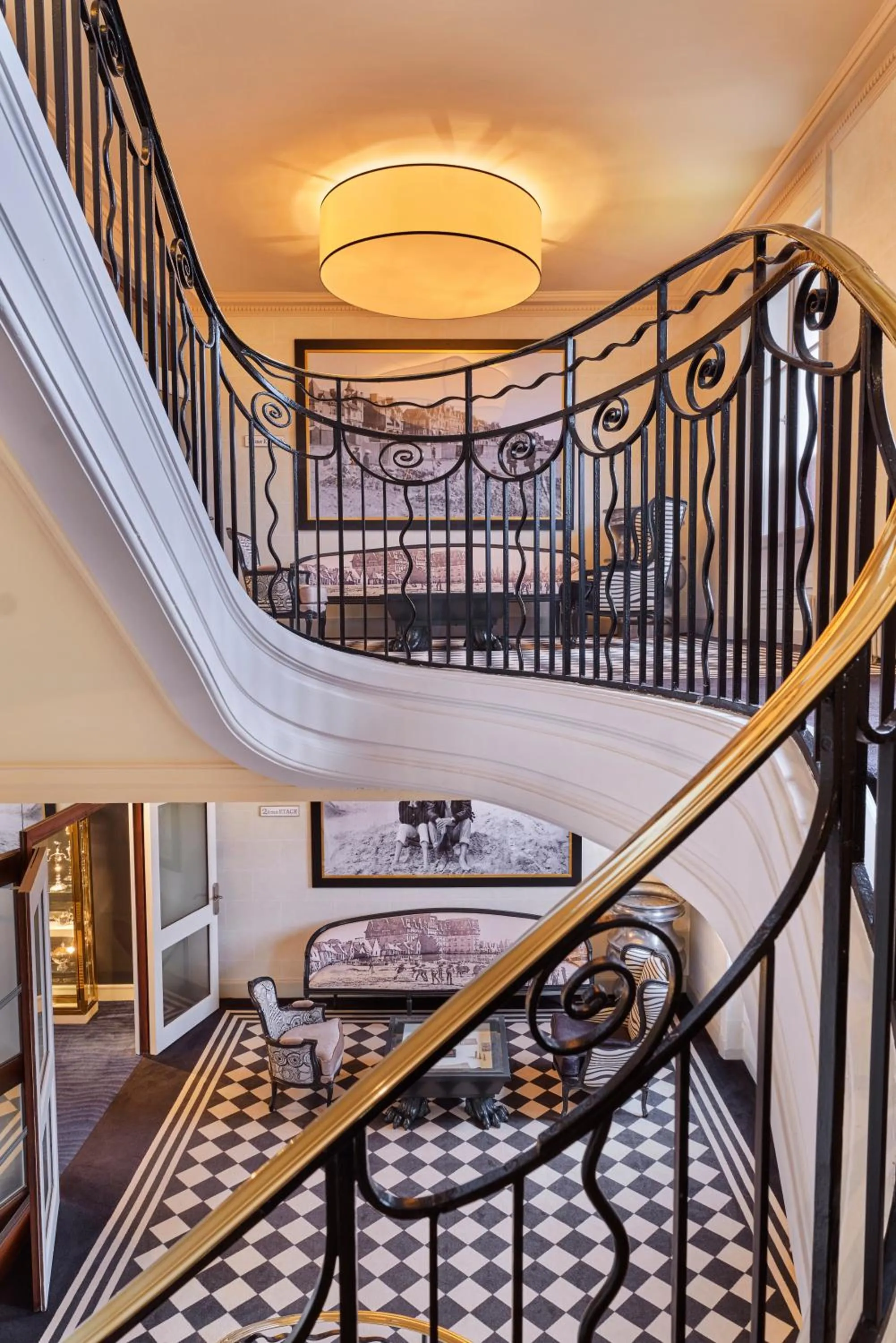 Property building in Hôtel Barrière L'Hermitage