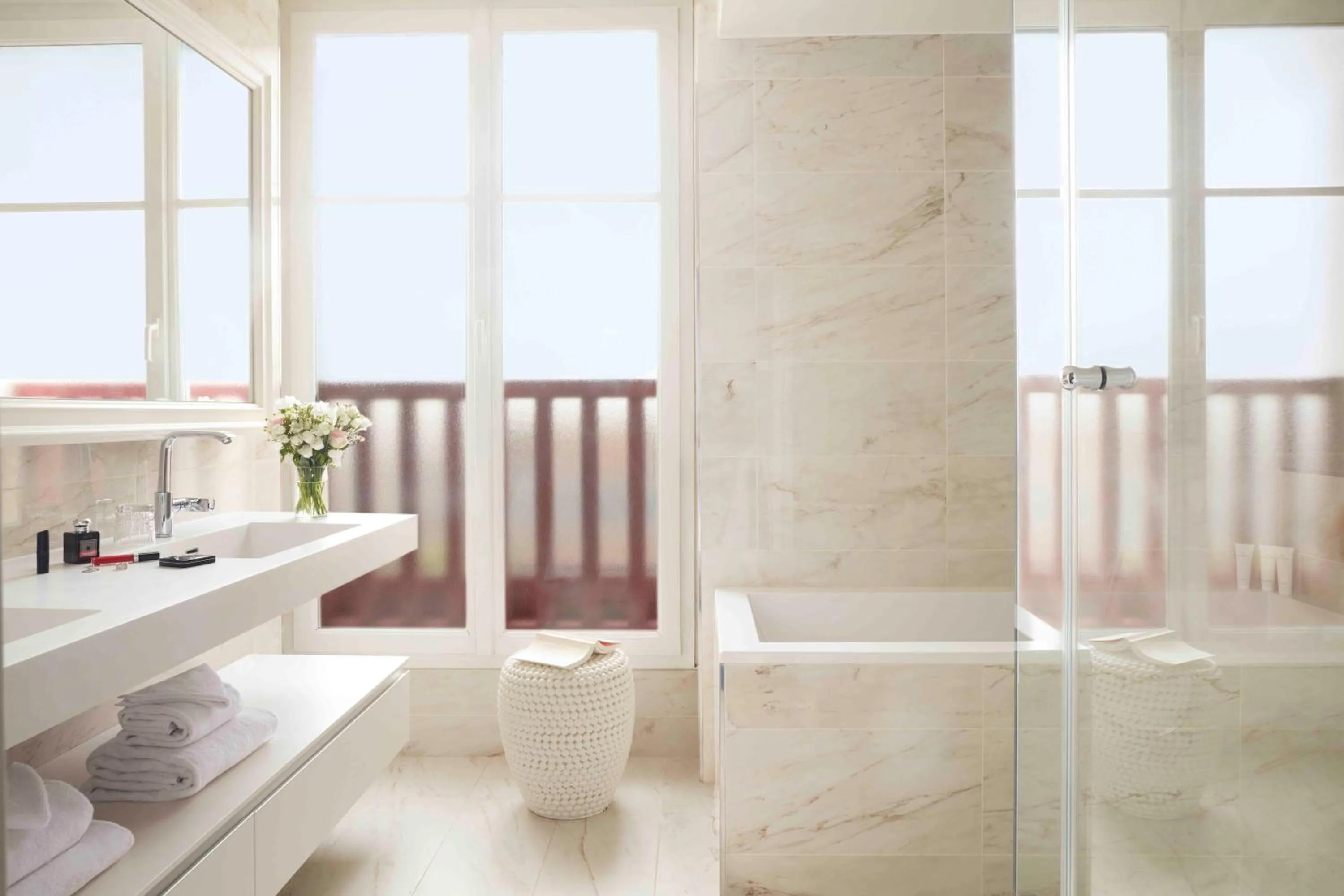 Bathroom in Hôtel Barrière L'Hermitage