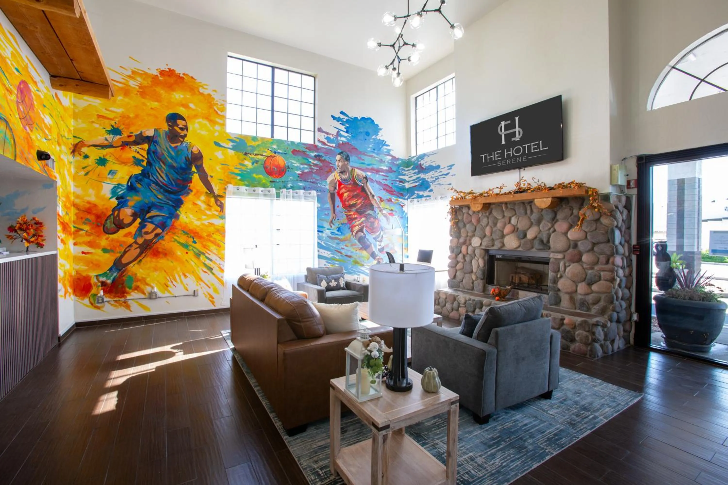 Lobby or reception in The Hotel Serene Glendale Peoria, Surestay Collection by Best Western