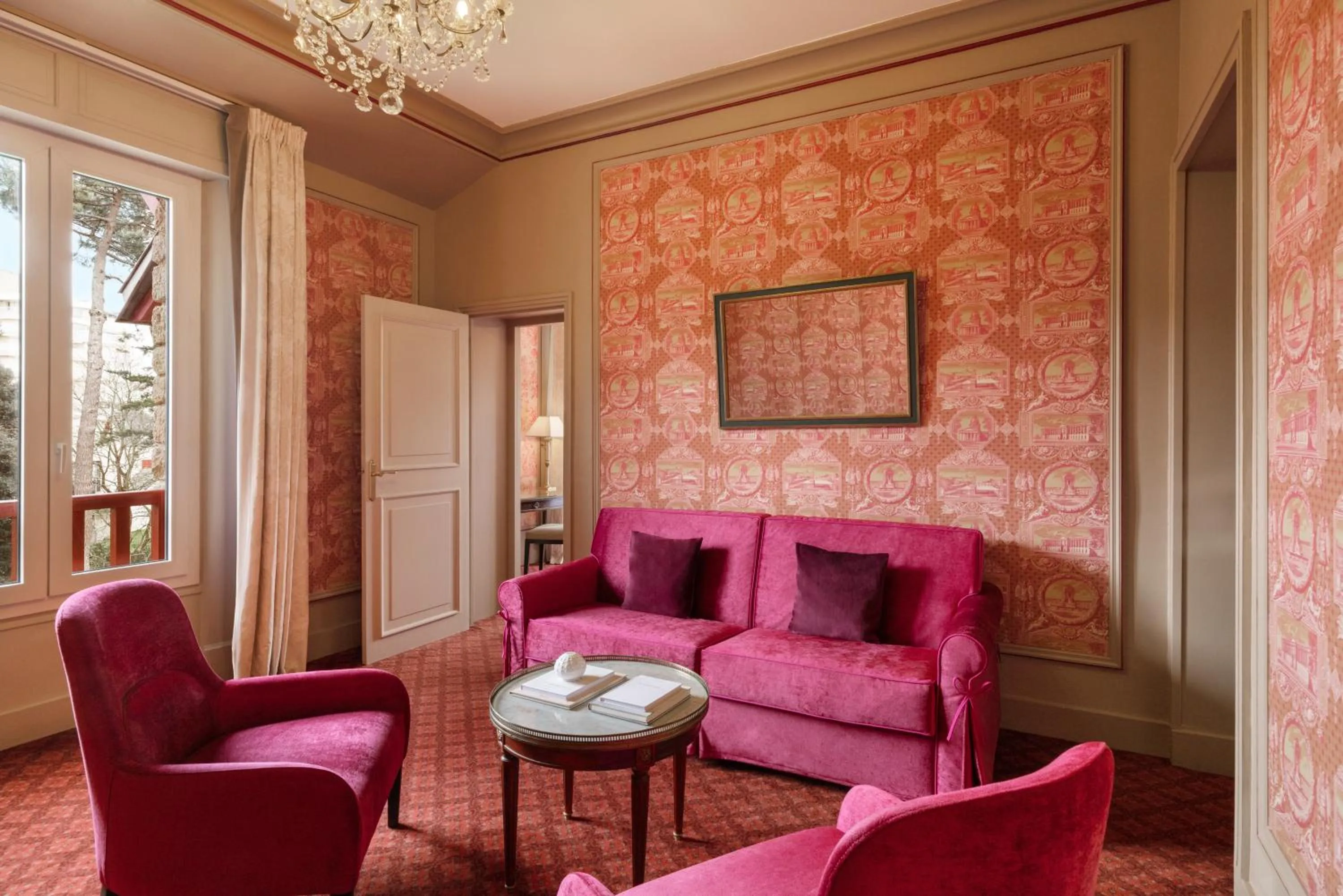 Living room in Le Castel Marie Louise