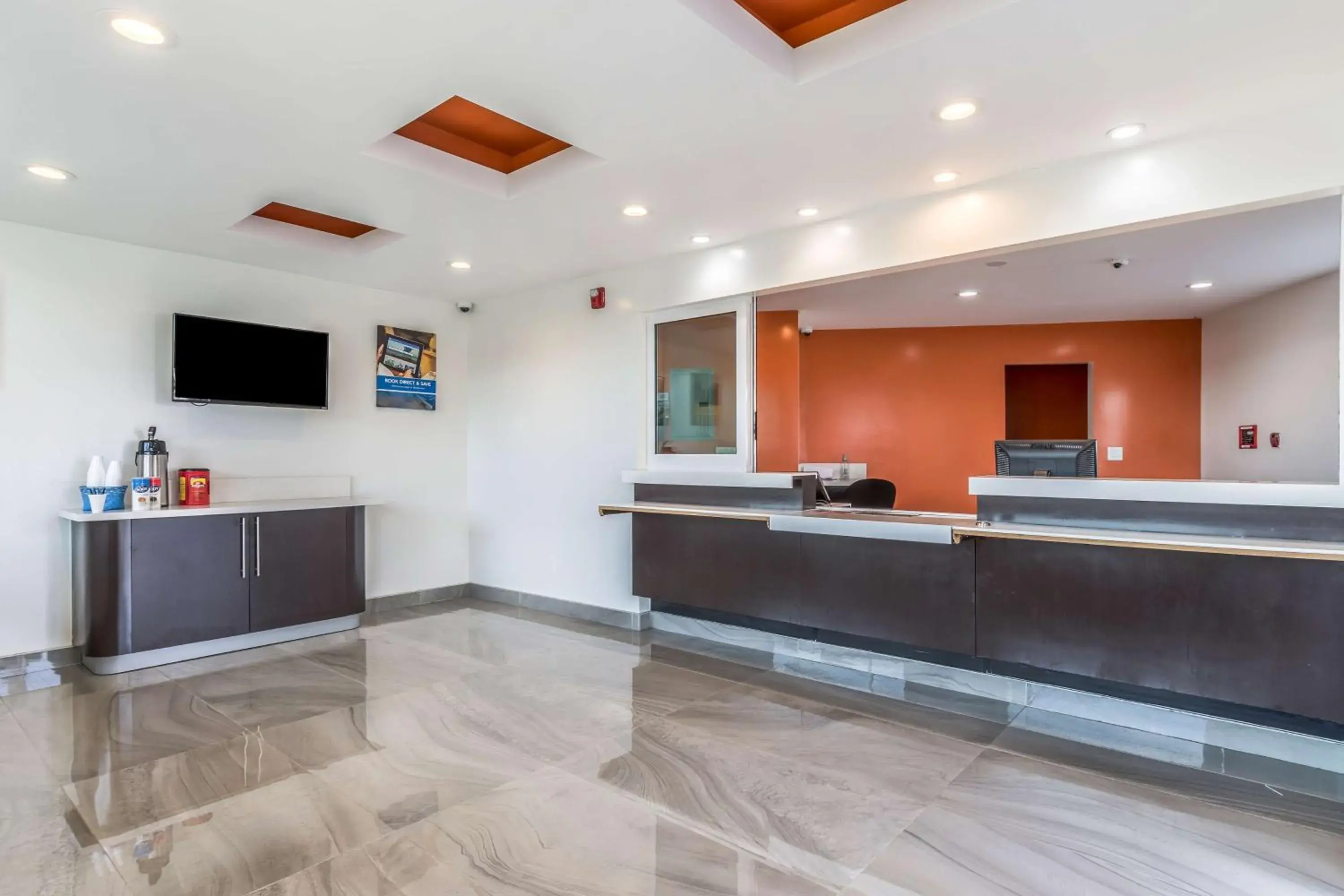 Lobby or reception in Motel 6-Oceanside, CA, Marina Lobby or reception in Motel 6-Oceanside, CA, Marina