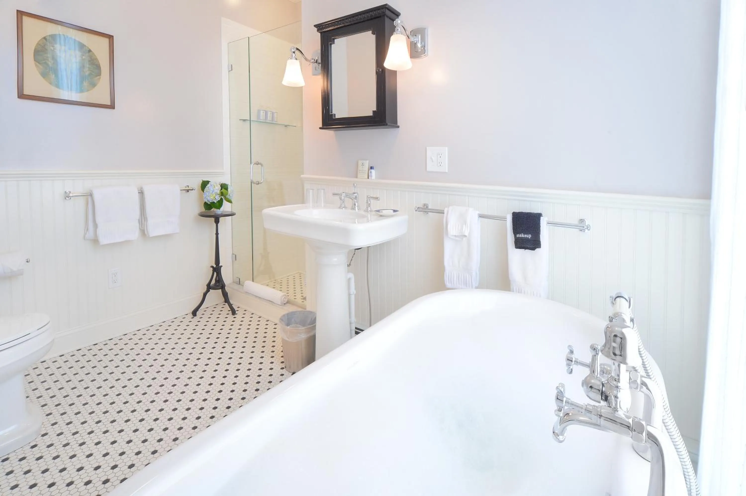 Shower in The Springwater Bed and Breakfast