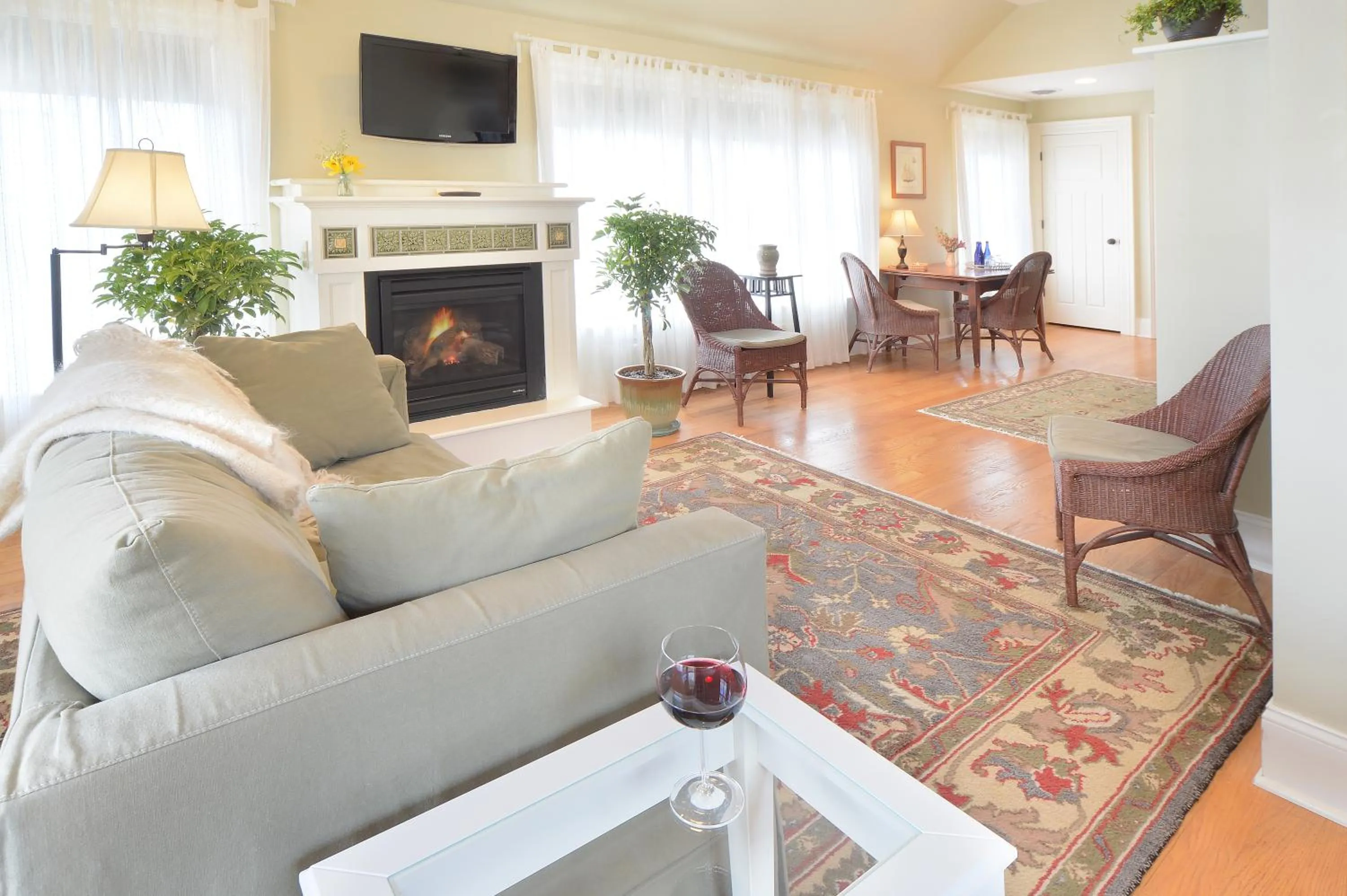 Living room in The Springwater Bed and Breakfast